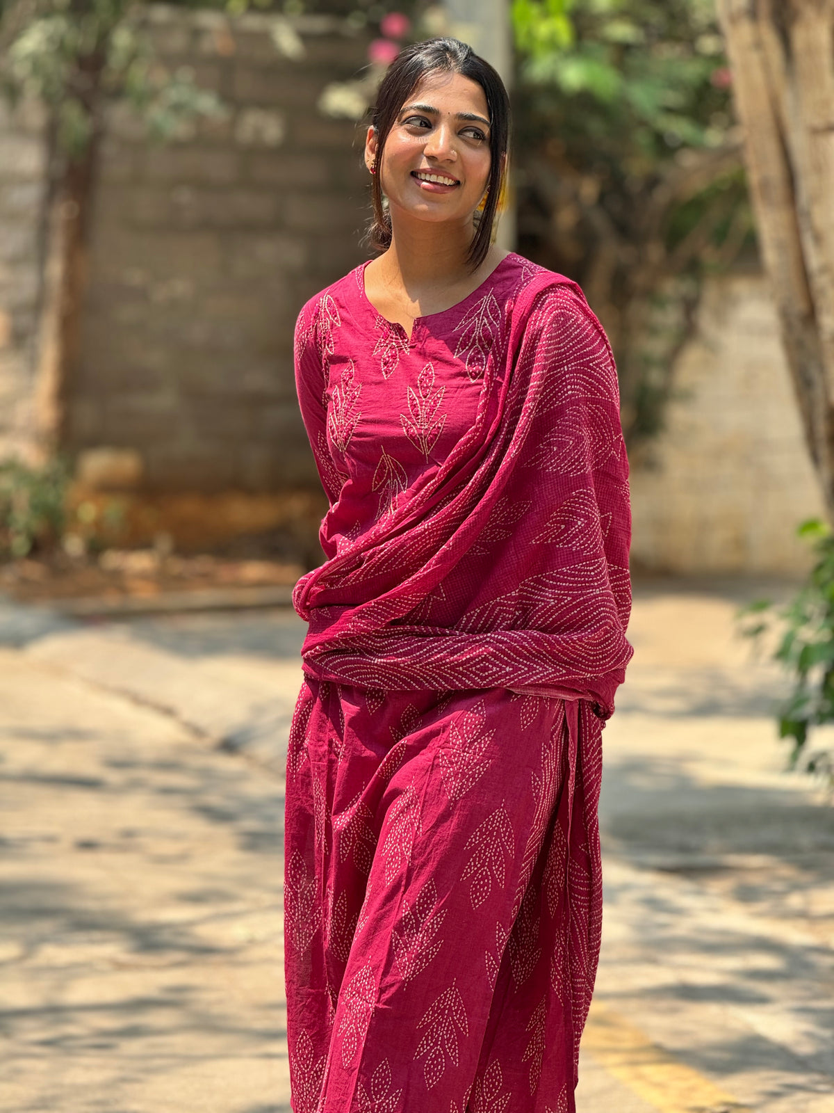 Kantha pink