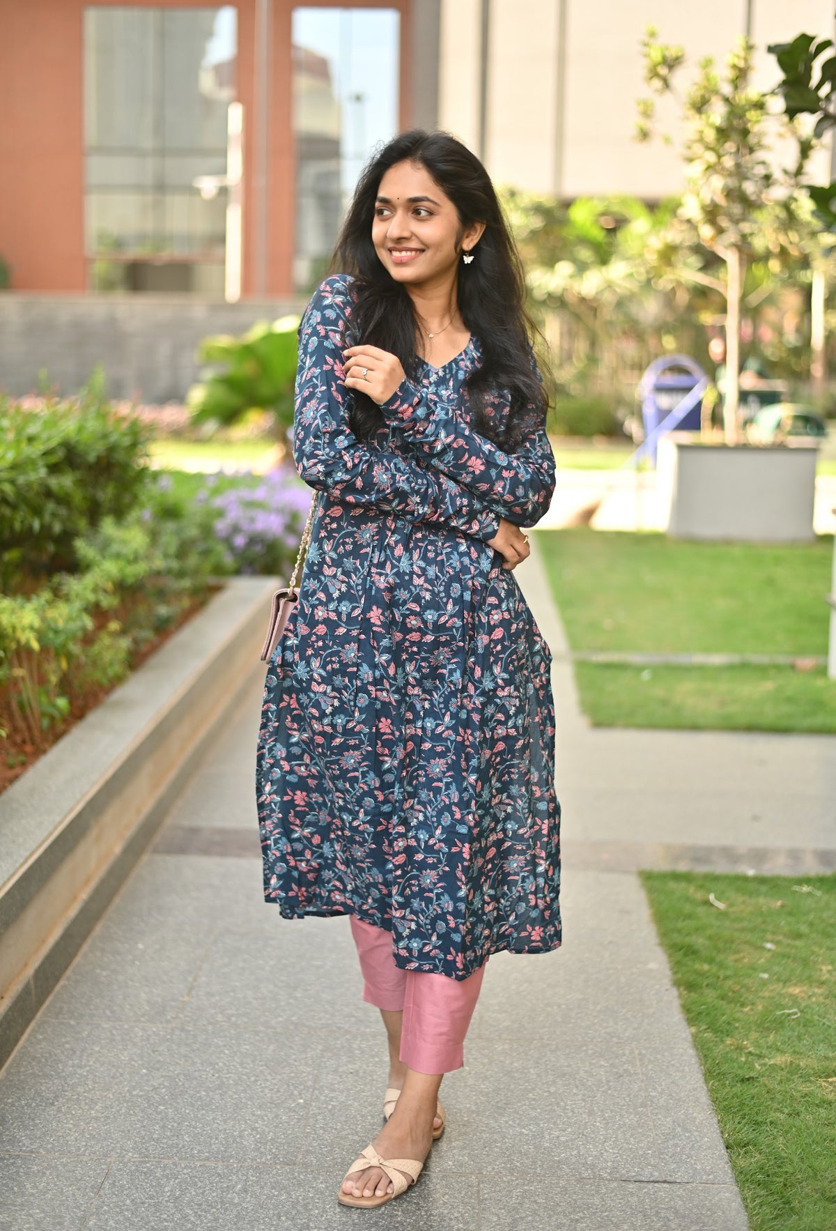 Athmika – Floral Straight Co-Ord Set