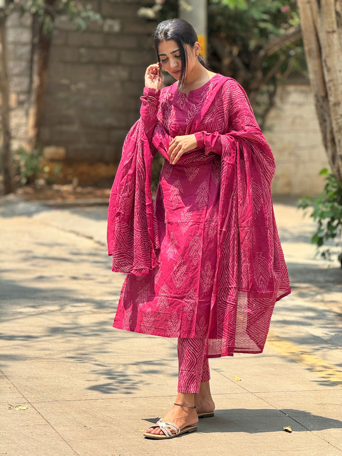 Kantha pink