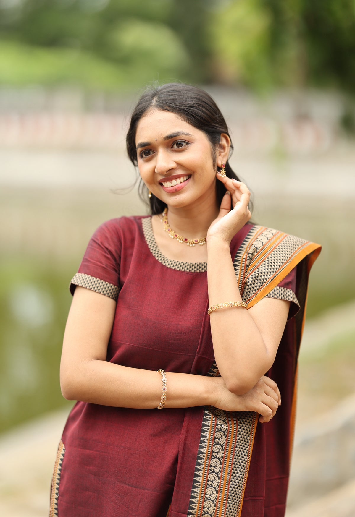 Srivalli-Maroon