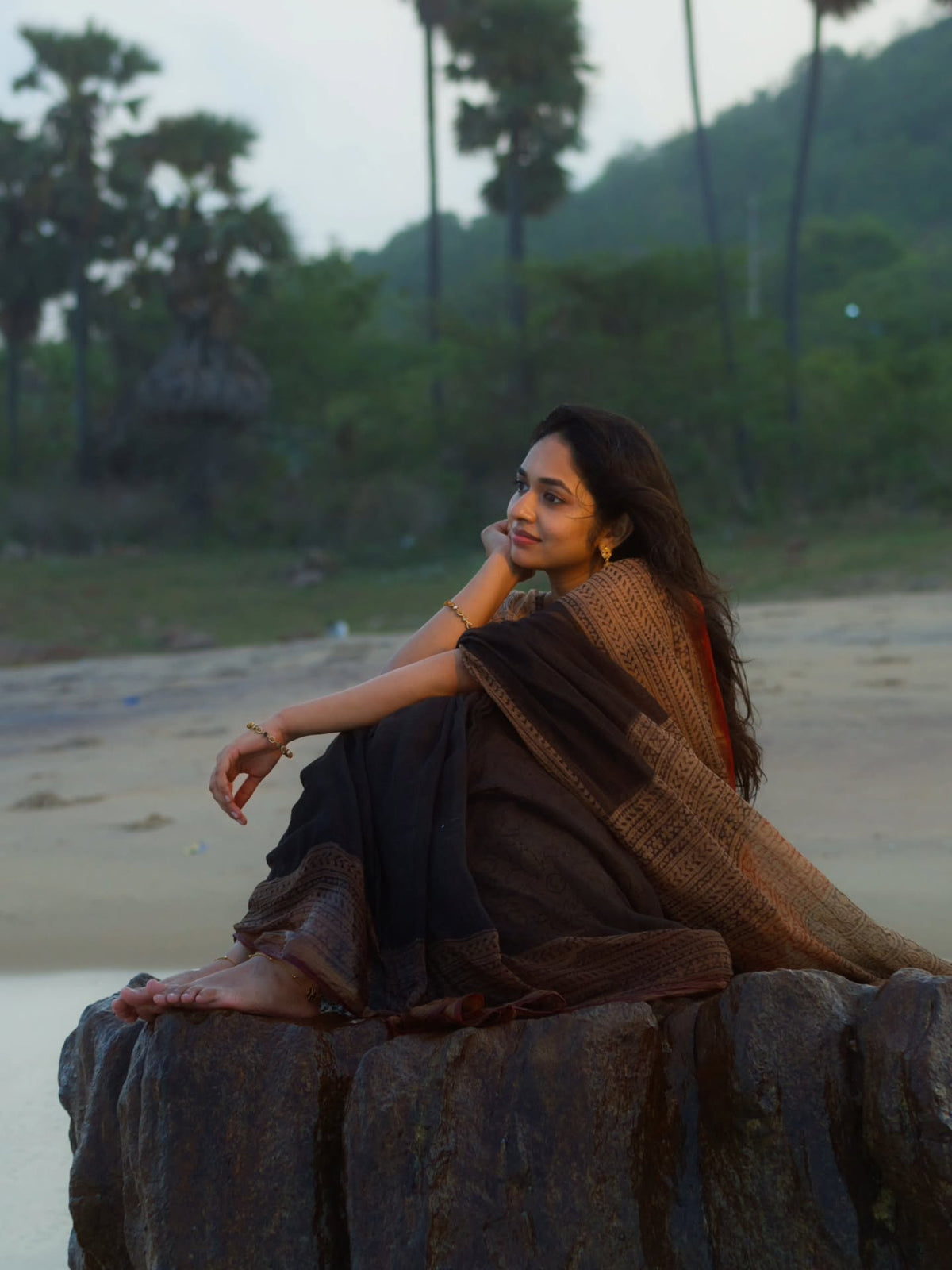 Kota dreams-Block print Kota saree