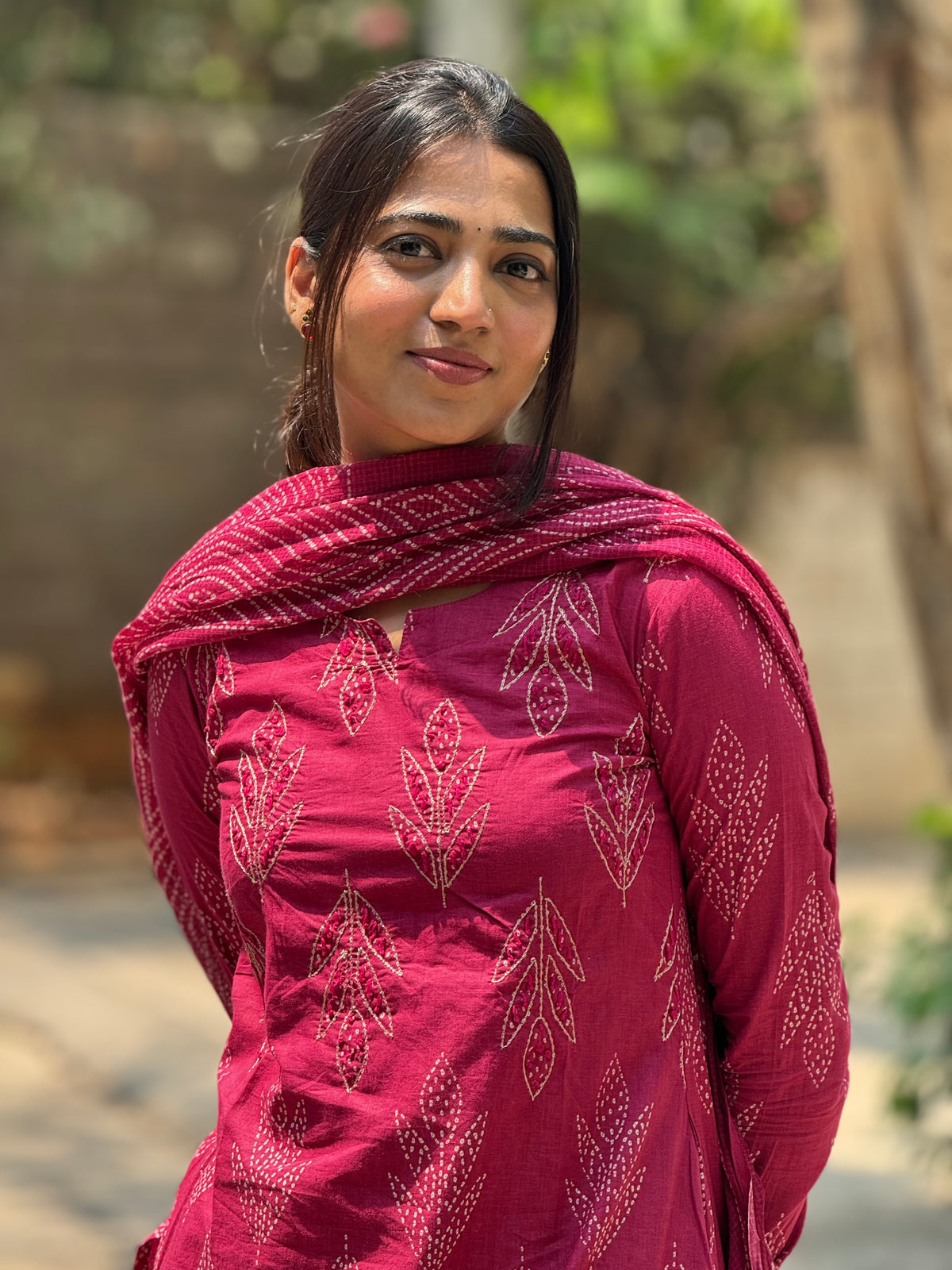 Kantha pink