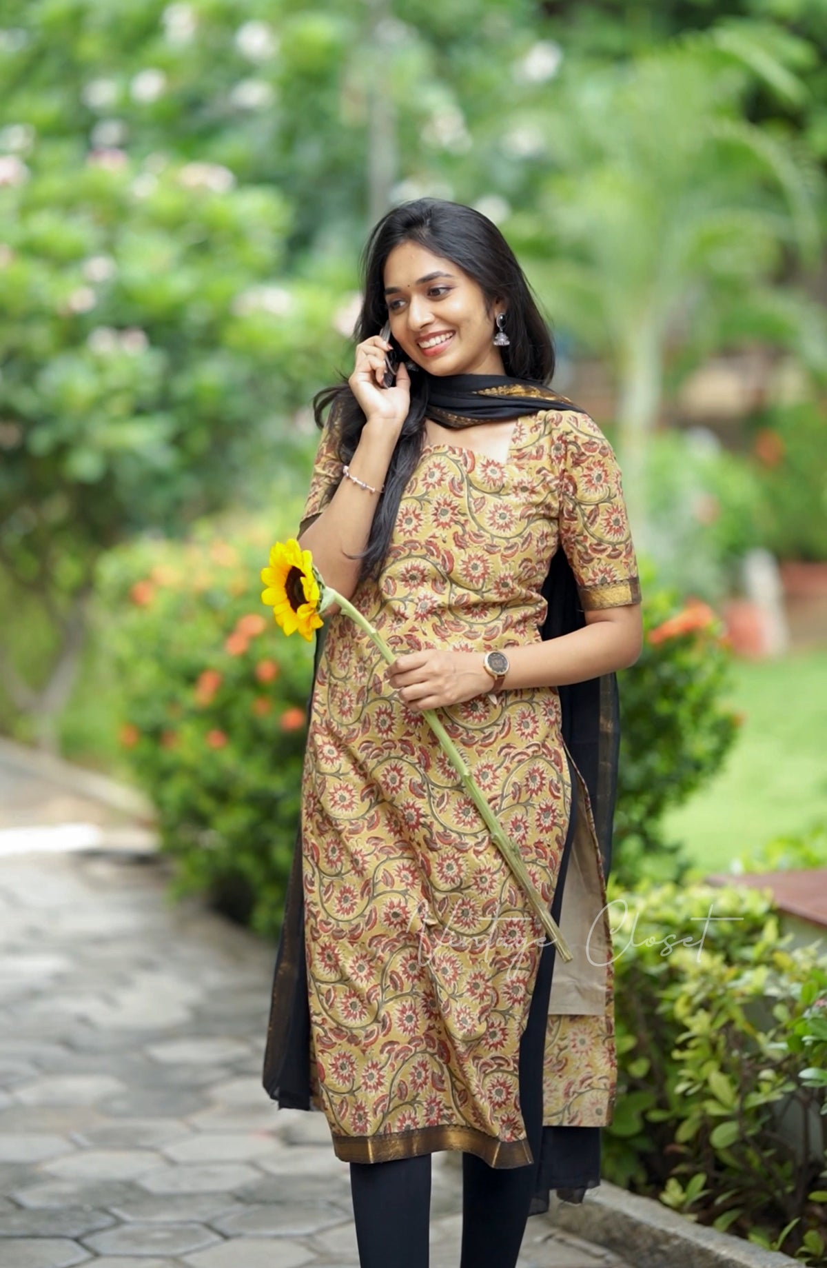 Kamini-Sunflower(Kurti)