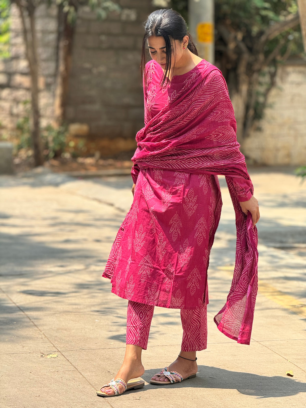 Kantha pink