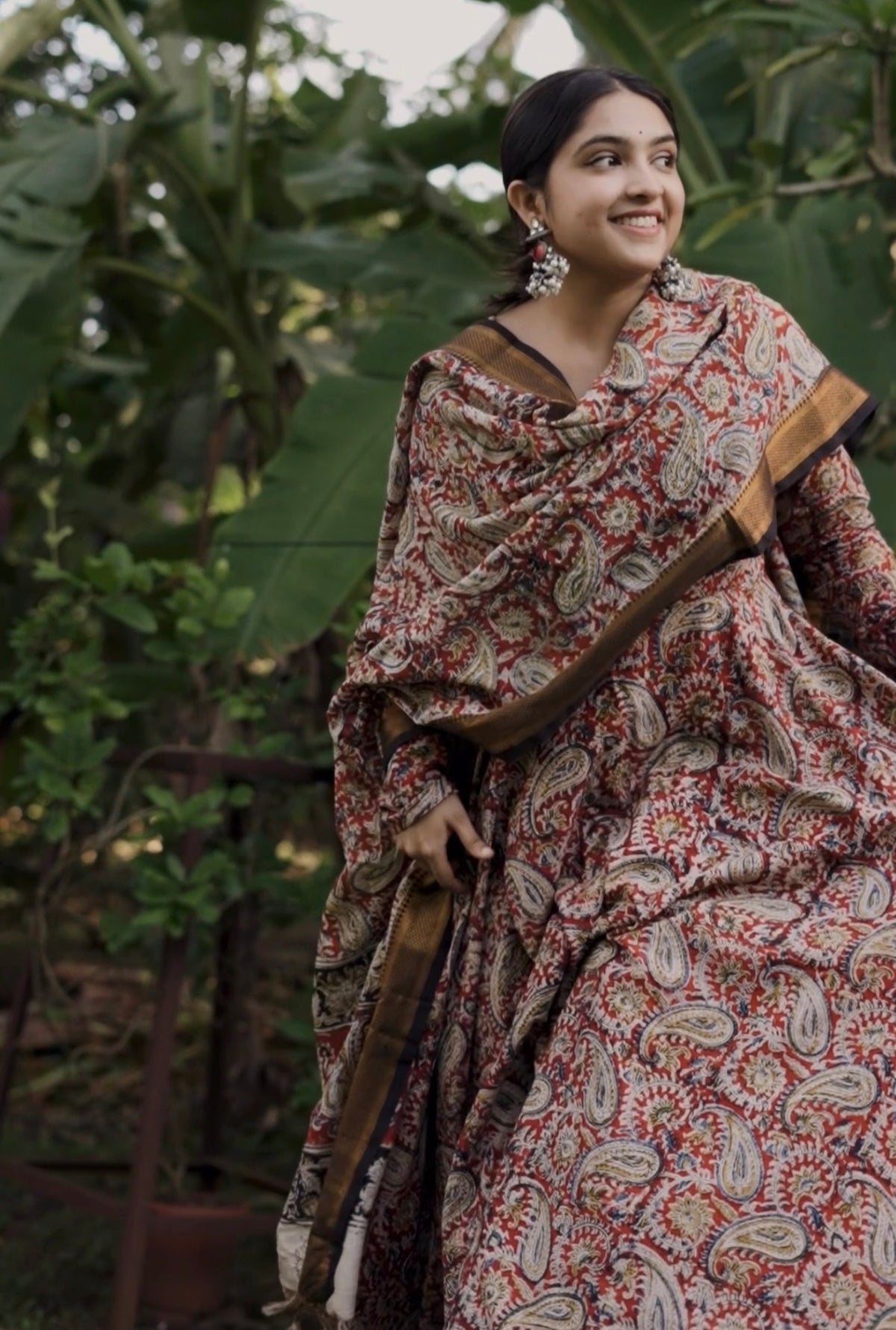 Yamini-Red kalamkari