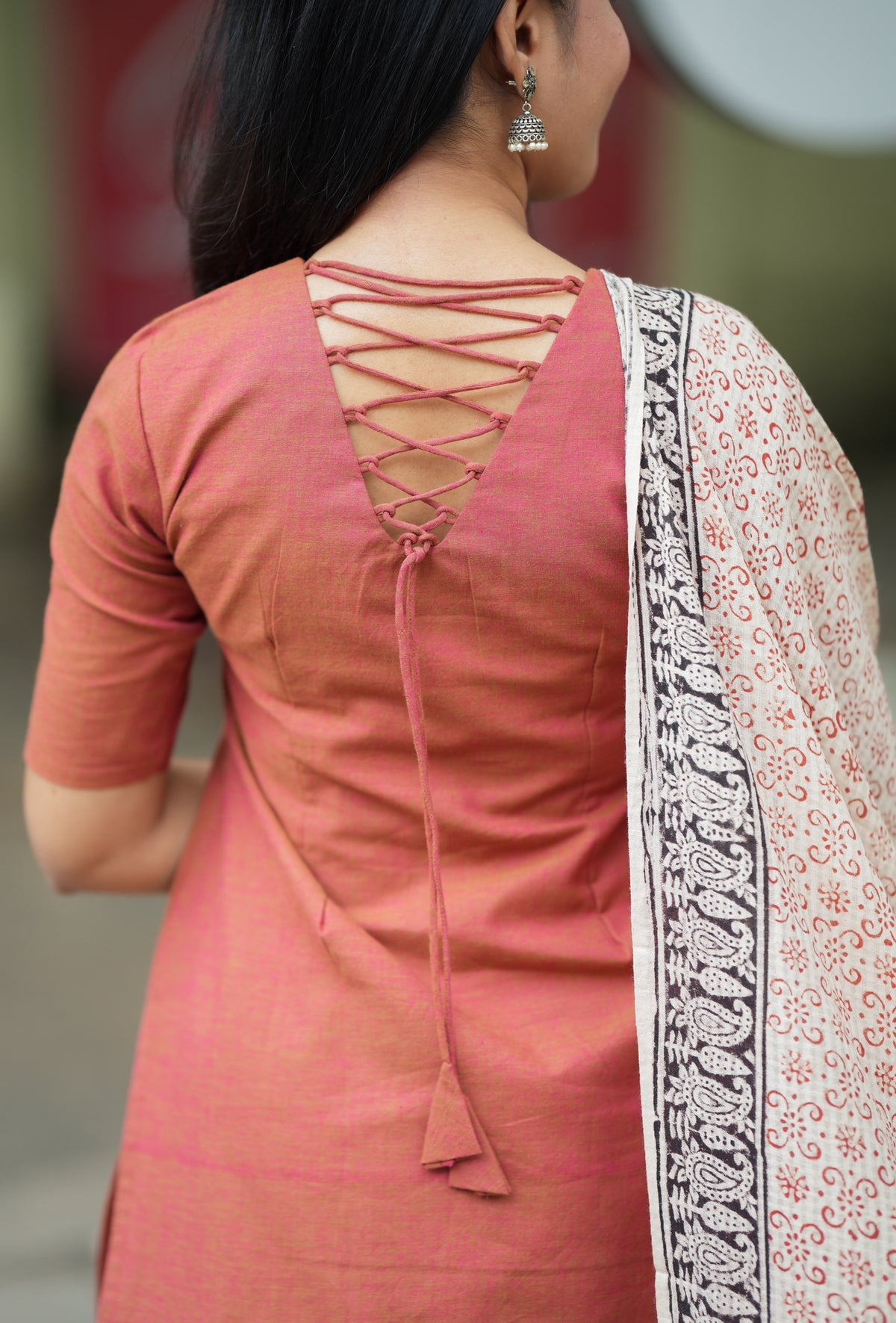 Revathy-II  (Brick+Kalamkari)