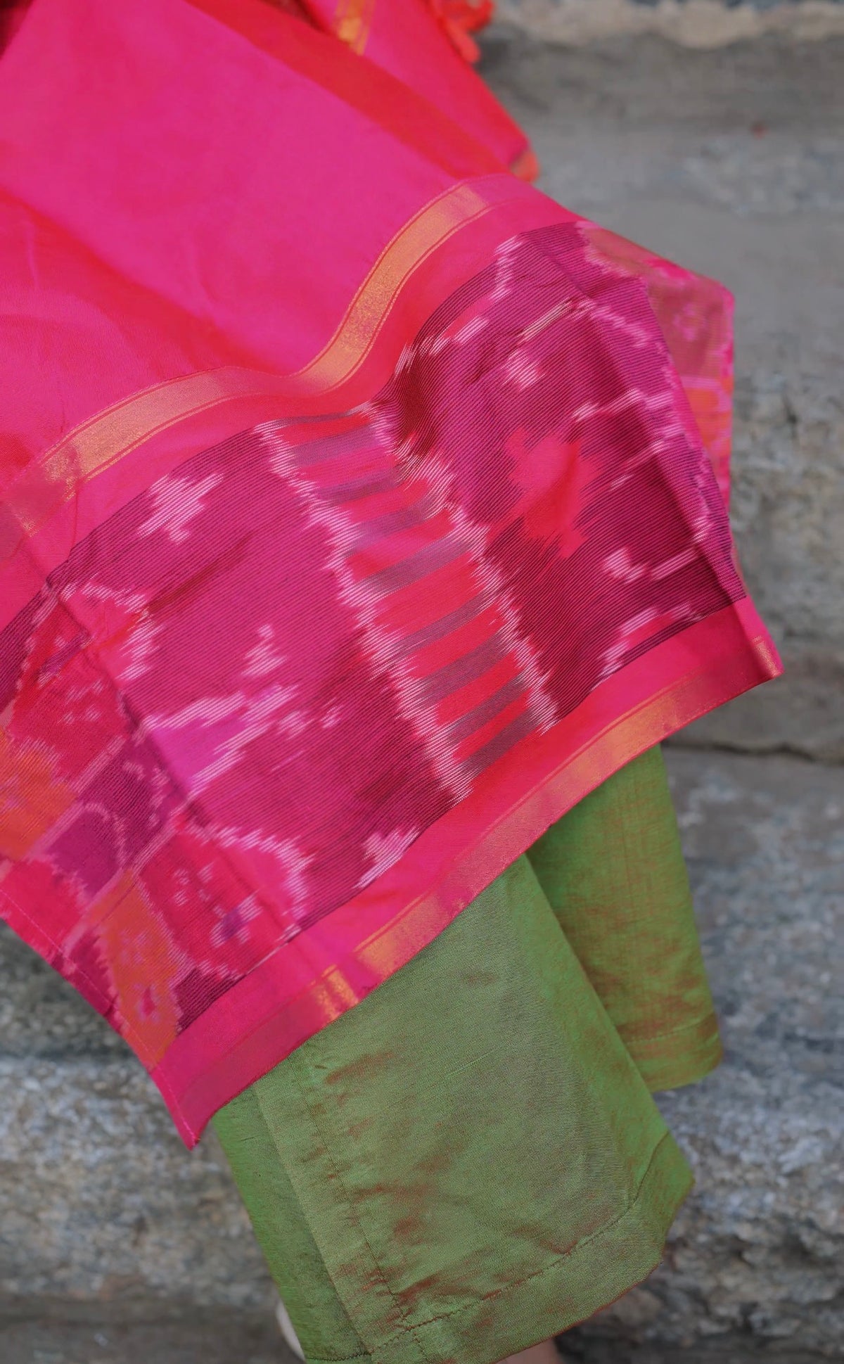 SHANMATHI -Pochampally Ikkat silk suit (VC749)