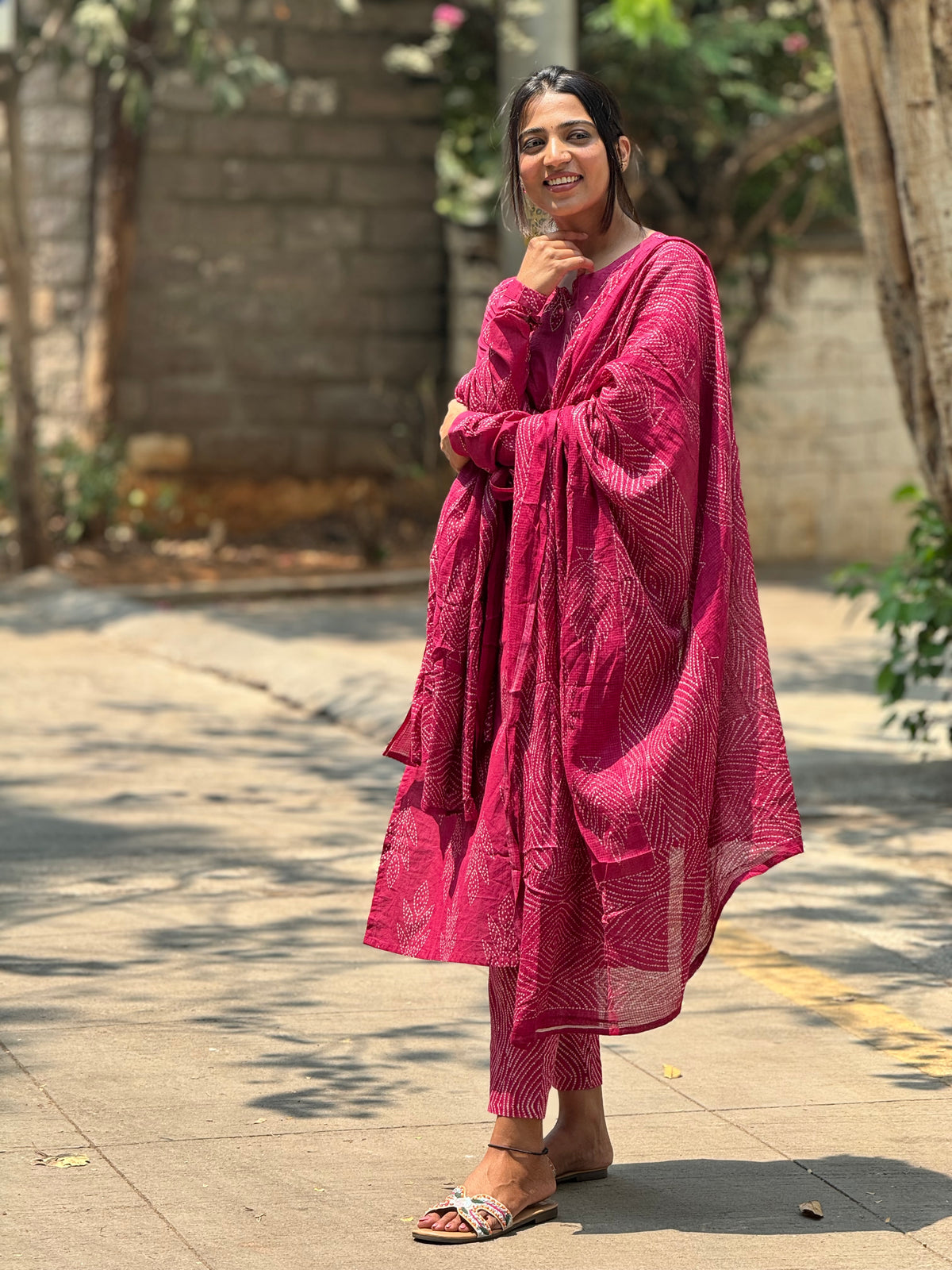 Kantha pink