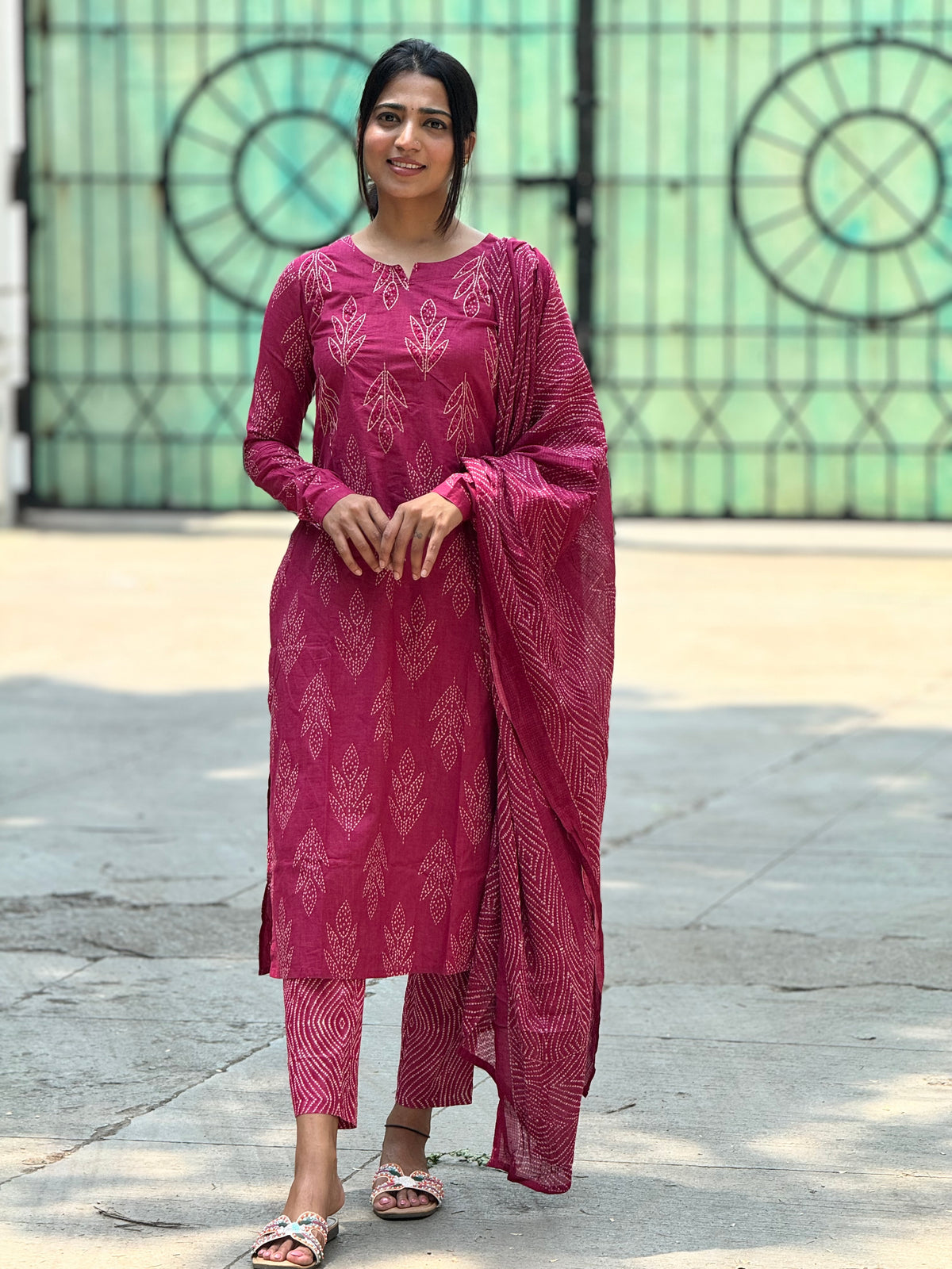 Kantha pink
