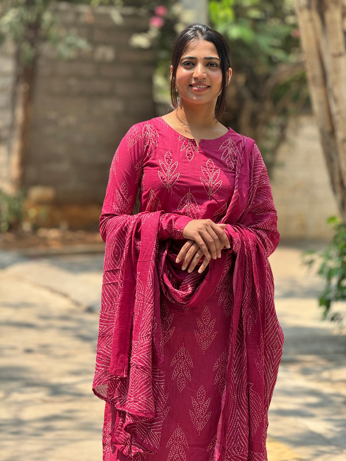 Kantha pink