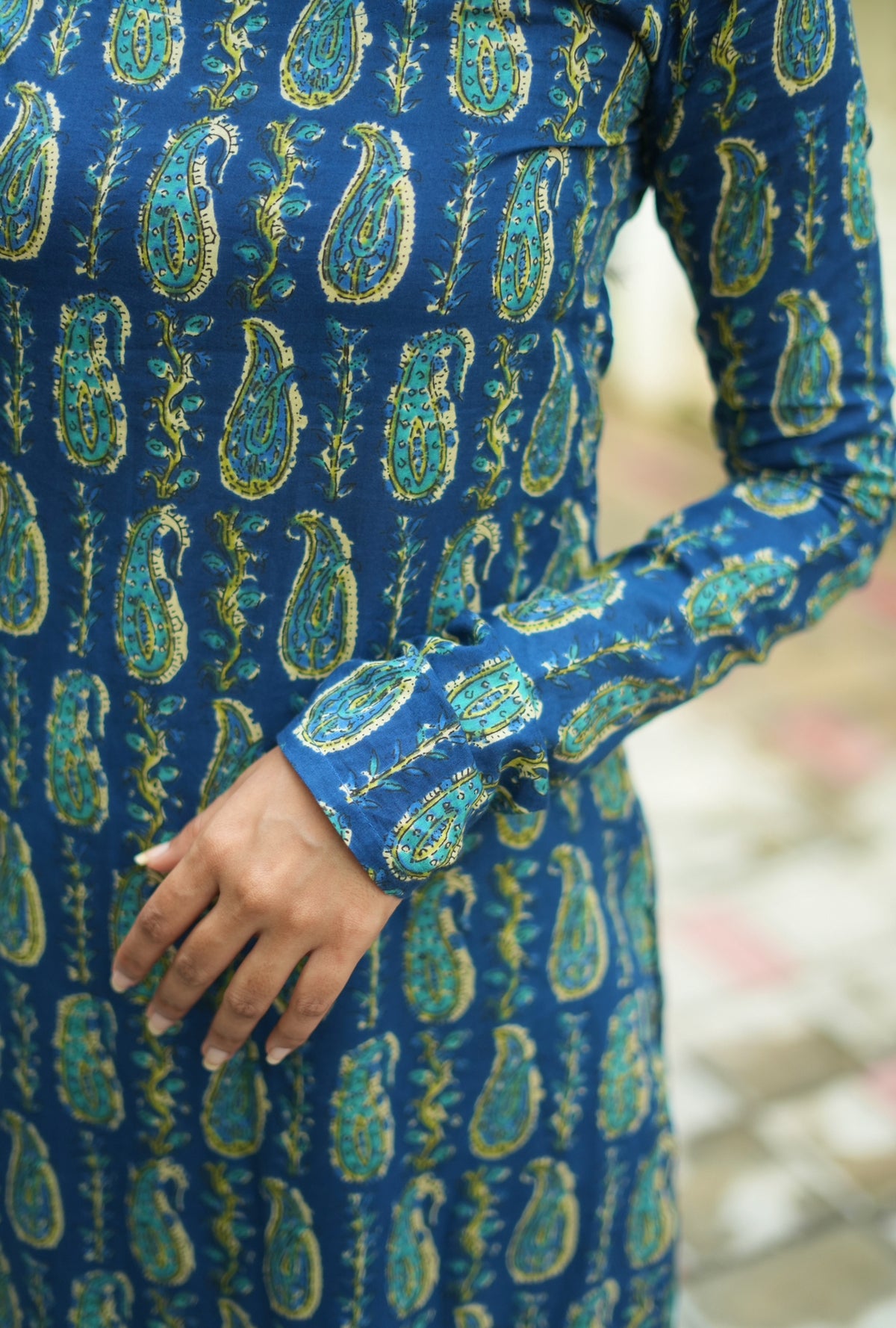 Priya – Kalamkari Print Straight Co-Ord Set