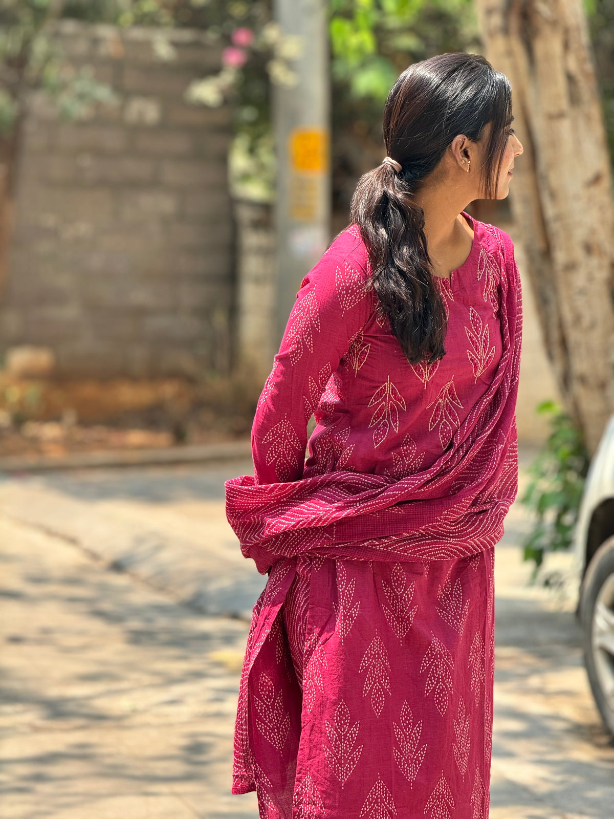 Kantha pink