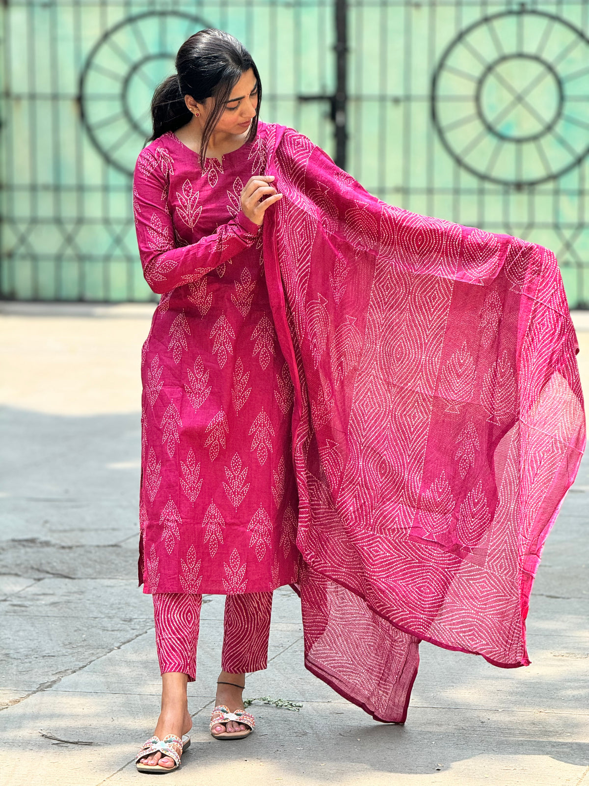 Kantha pink