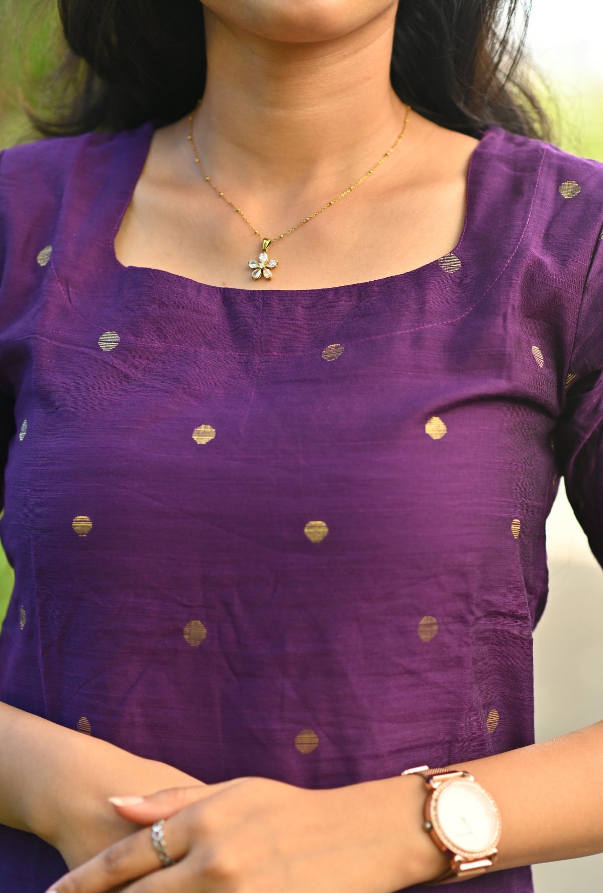 Preethi-Violet kurti