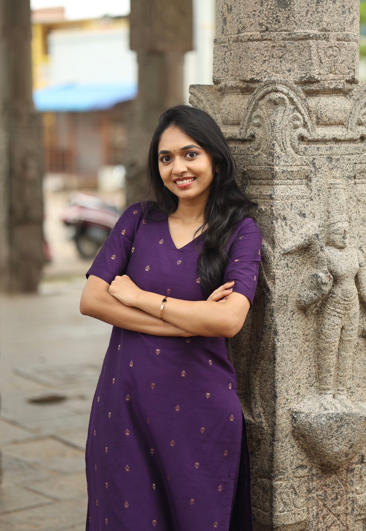 Meenakshi-Violet