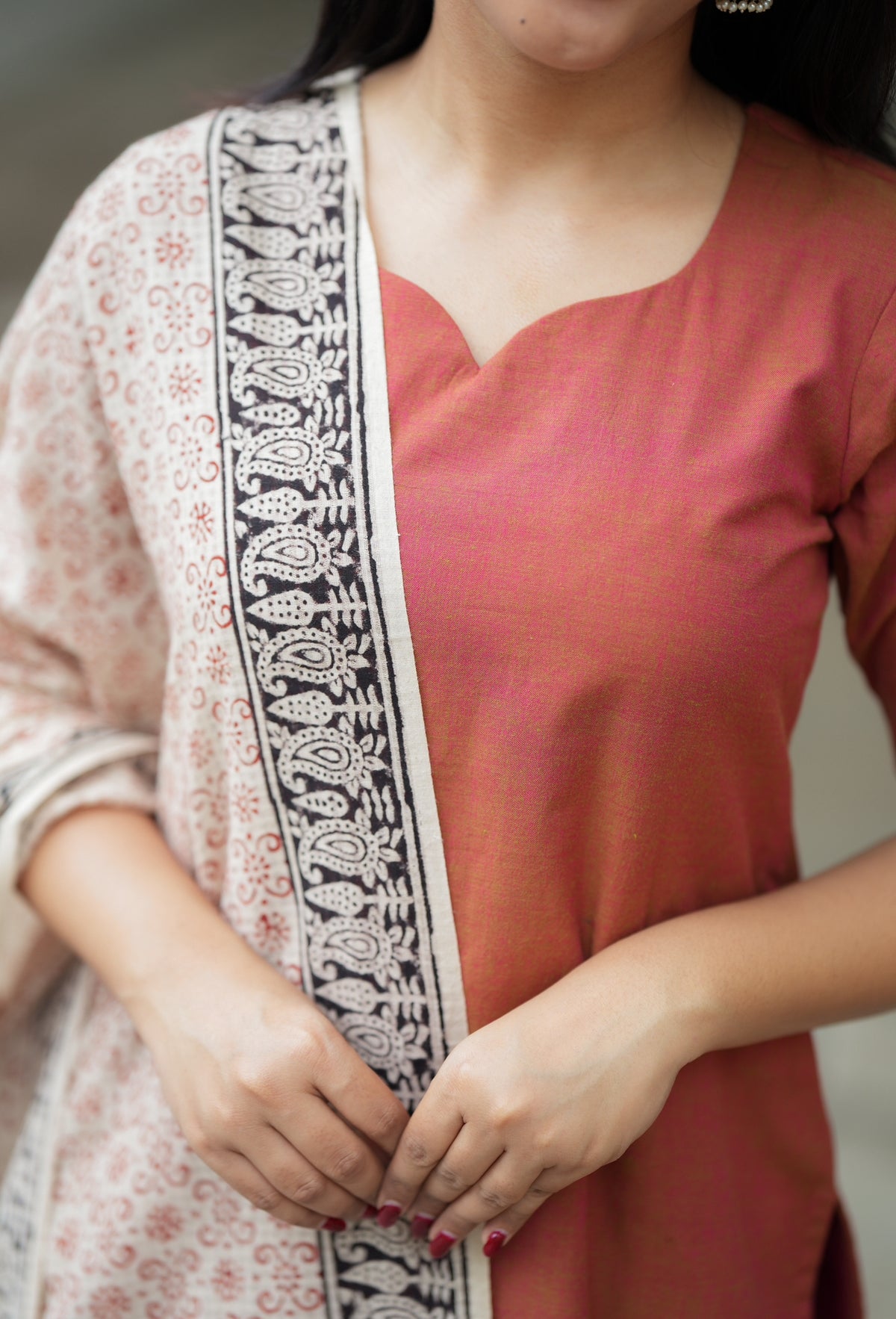 Revathy-II  (Brick+Kalamkari)