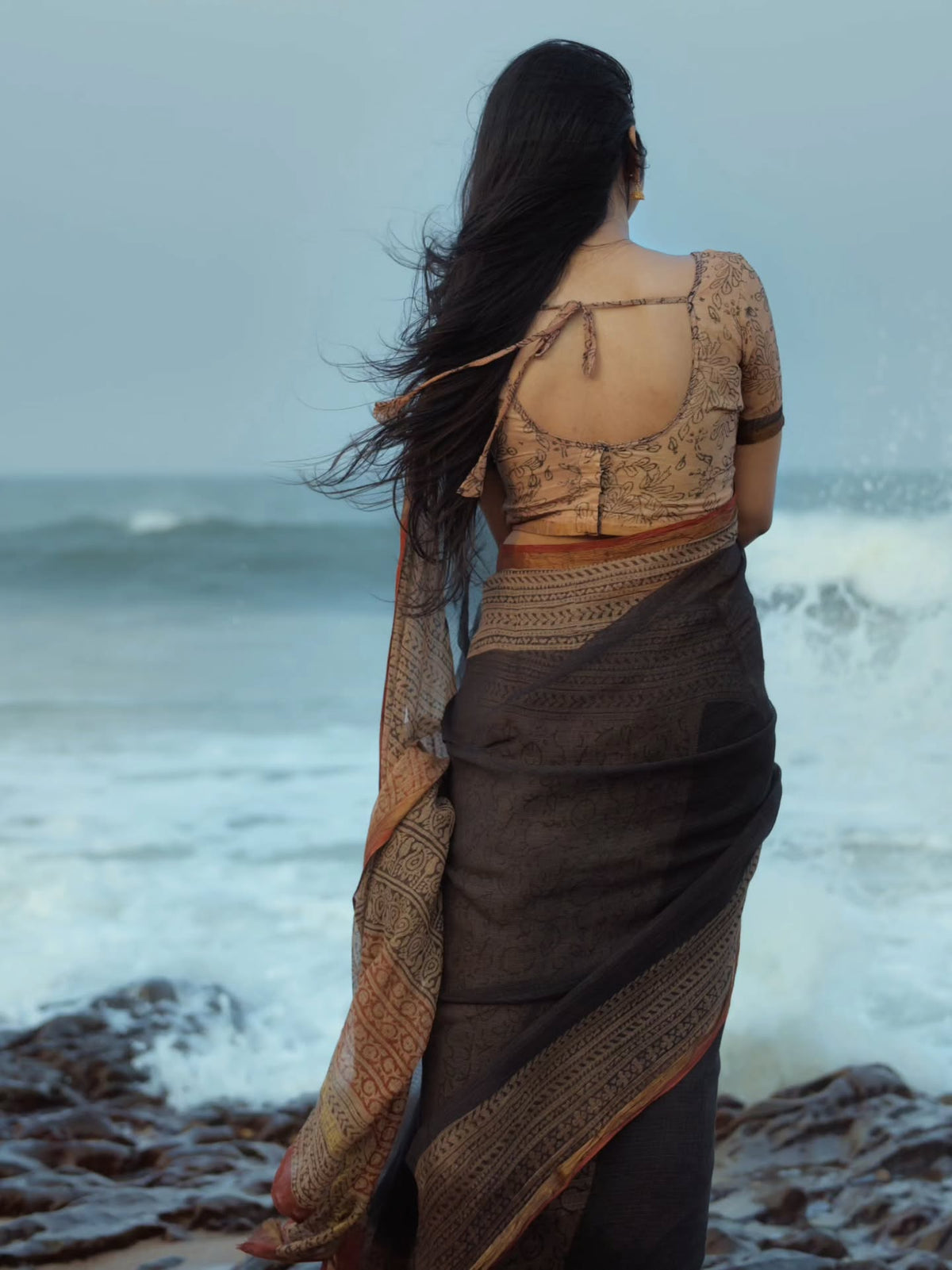 Kota dreams-Block print Kota saree