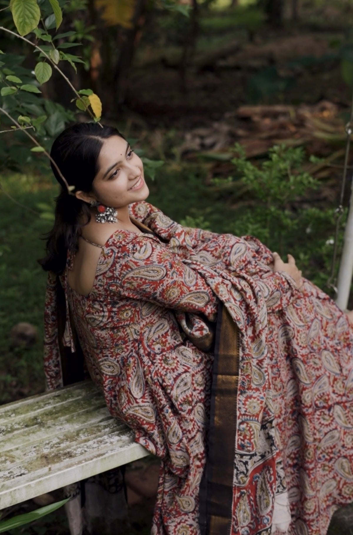 Yamini-Red kalamkari
