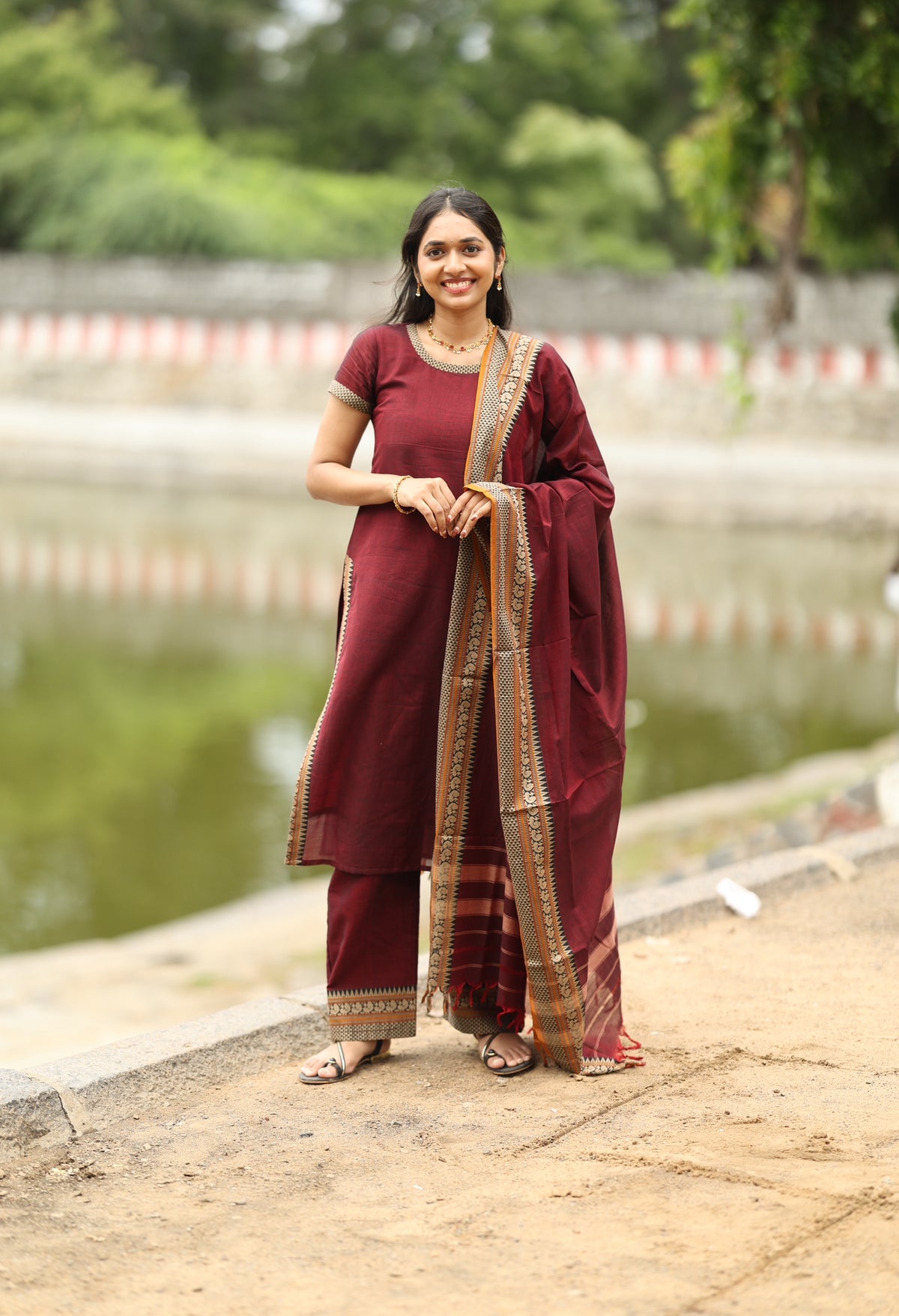 Srivalli-Maroon