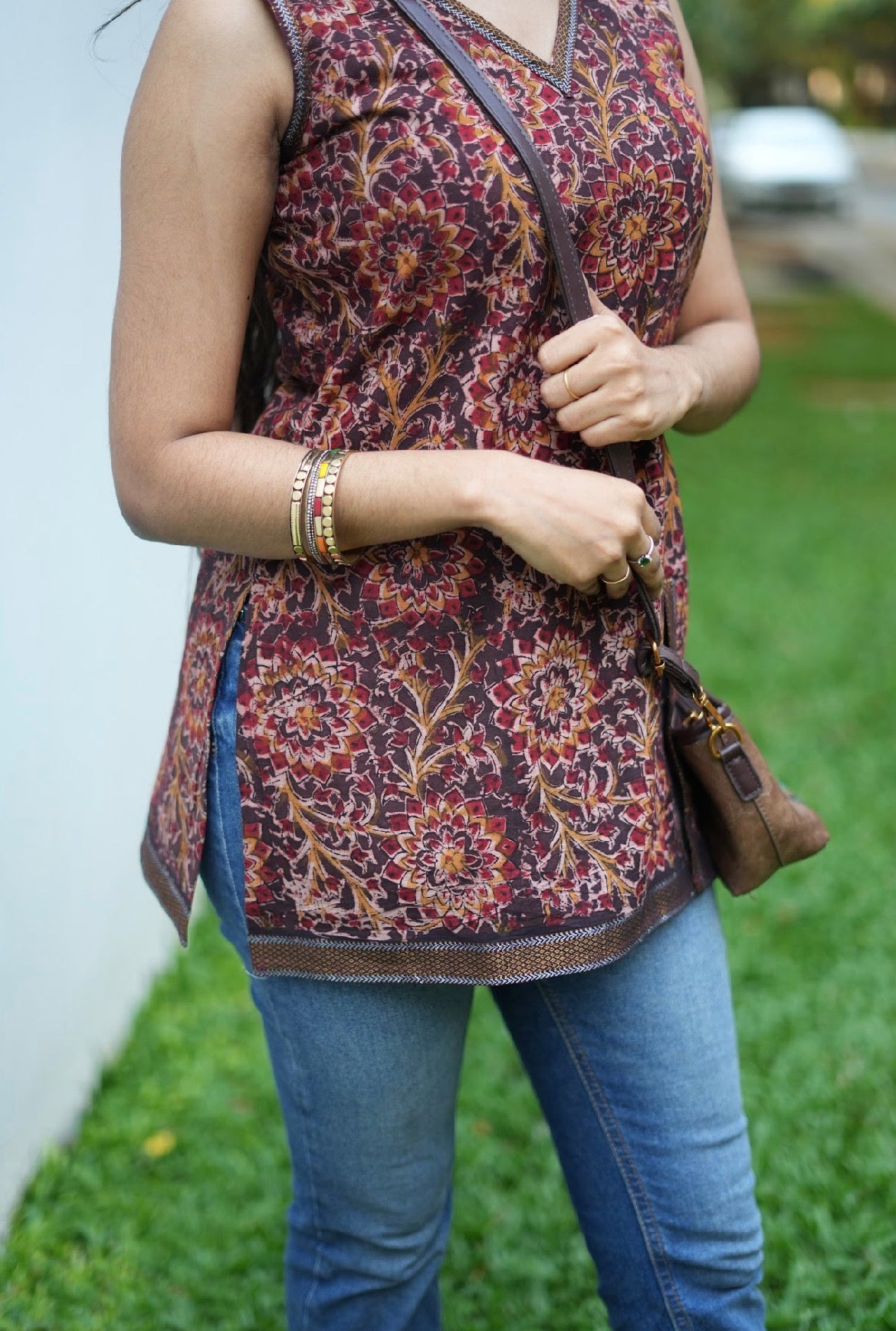 Kamini-Maroon(Short Kurti)VC773