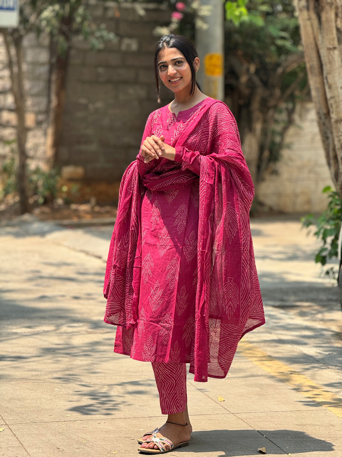 Kantha pink