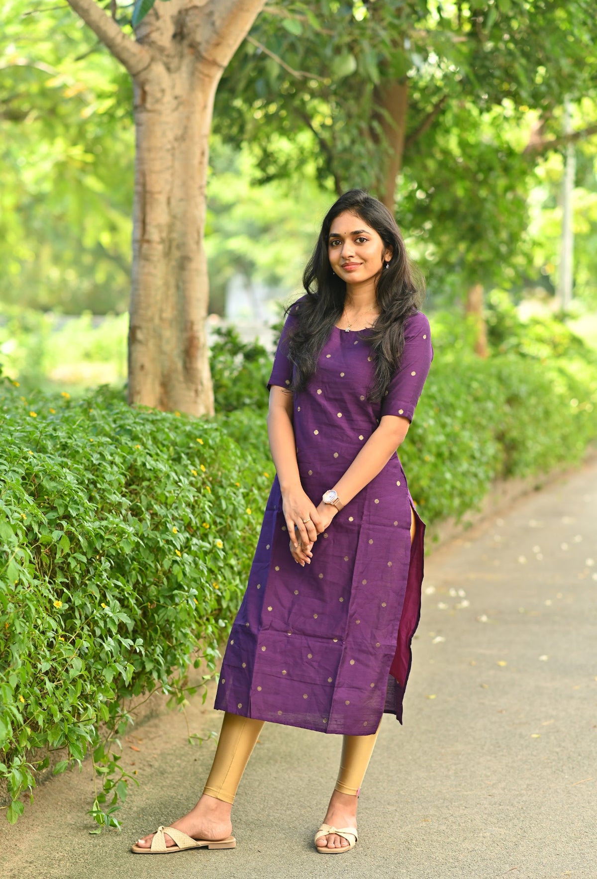 Preethi-Violet kurti