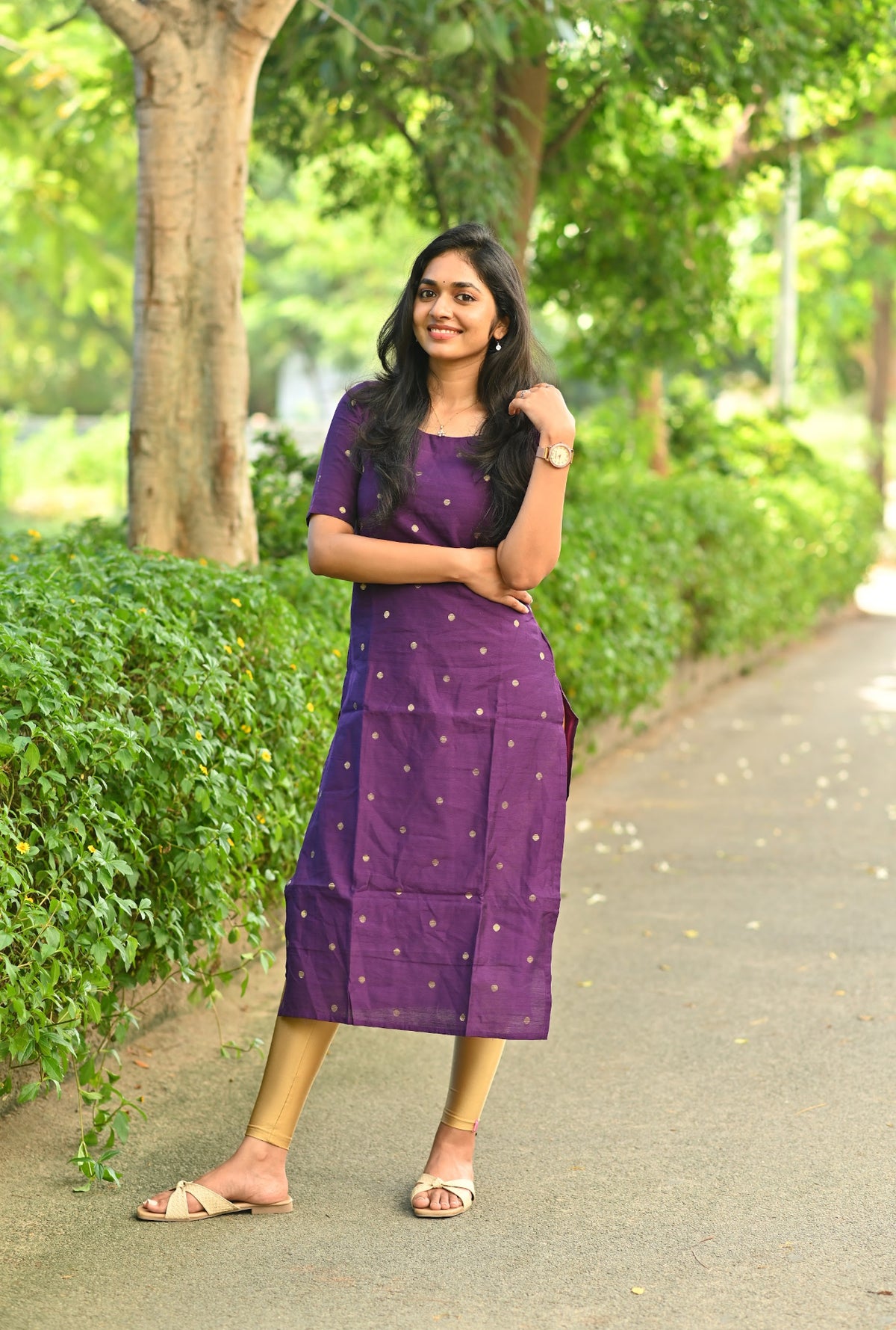 Preethi-Violet kurti