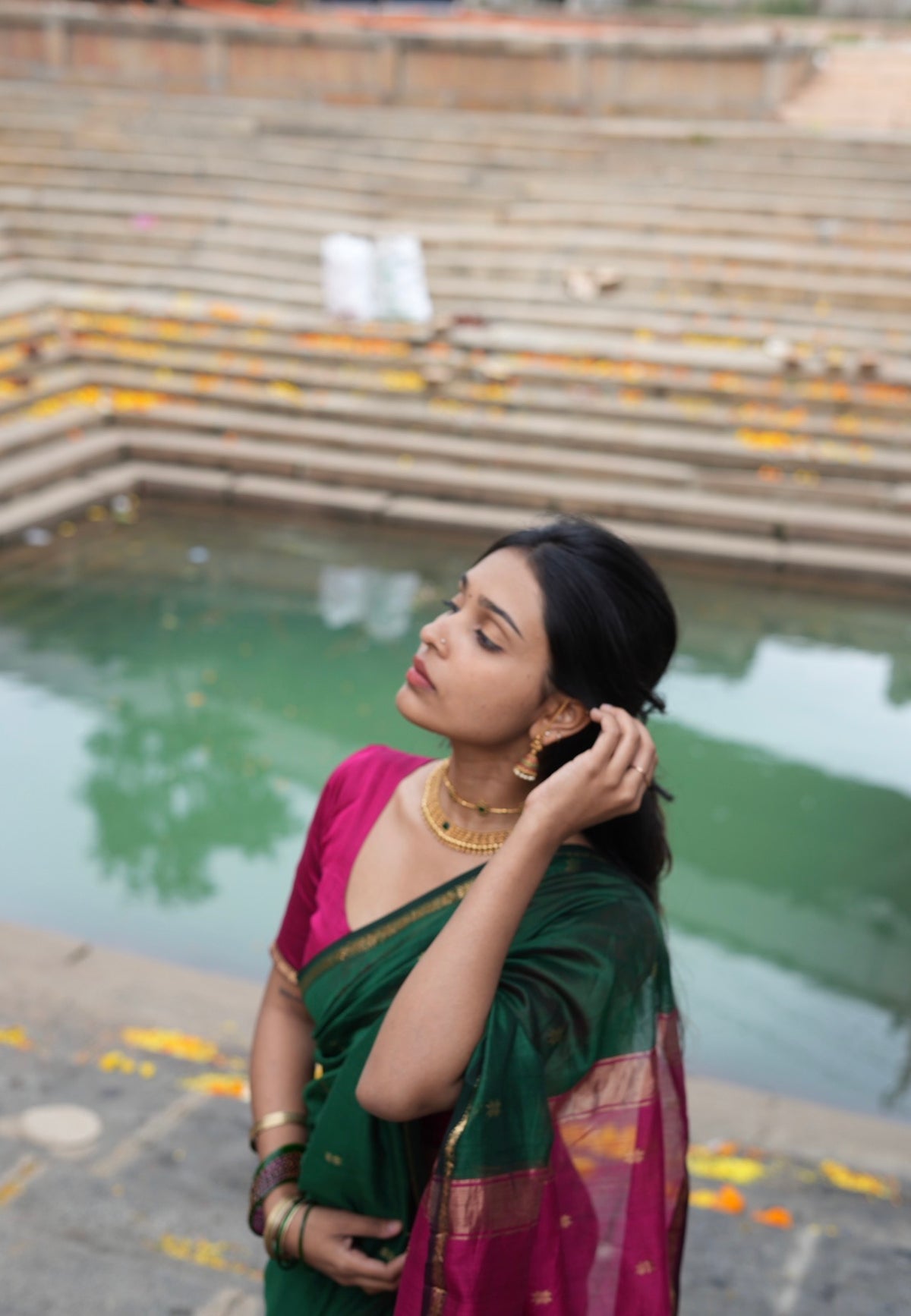 Sundari-Maheshwari silk saree