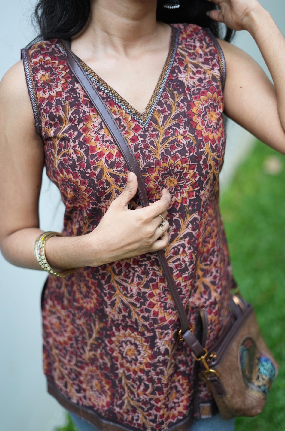 Kamini-Maroon(Short Kurti)VC773
