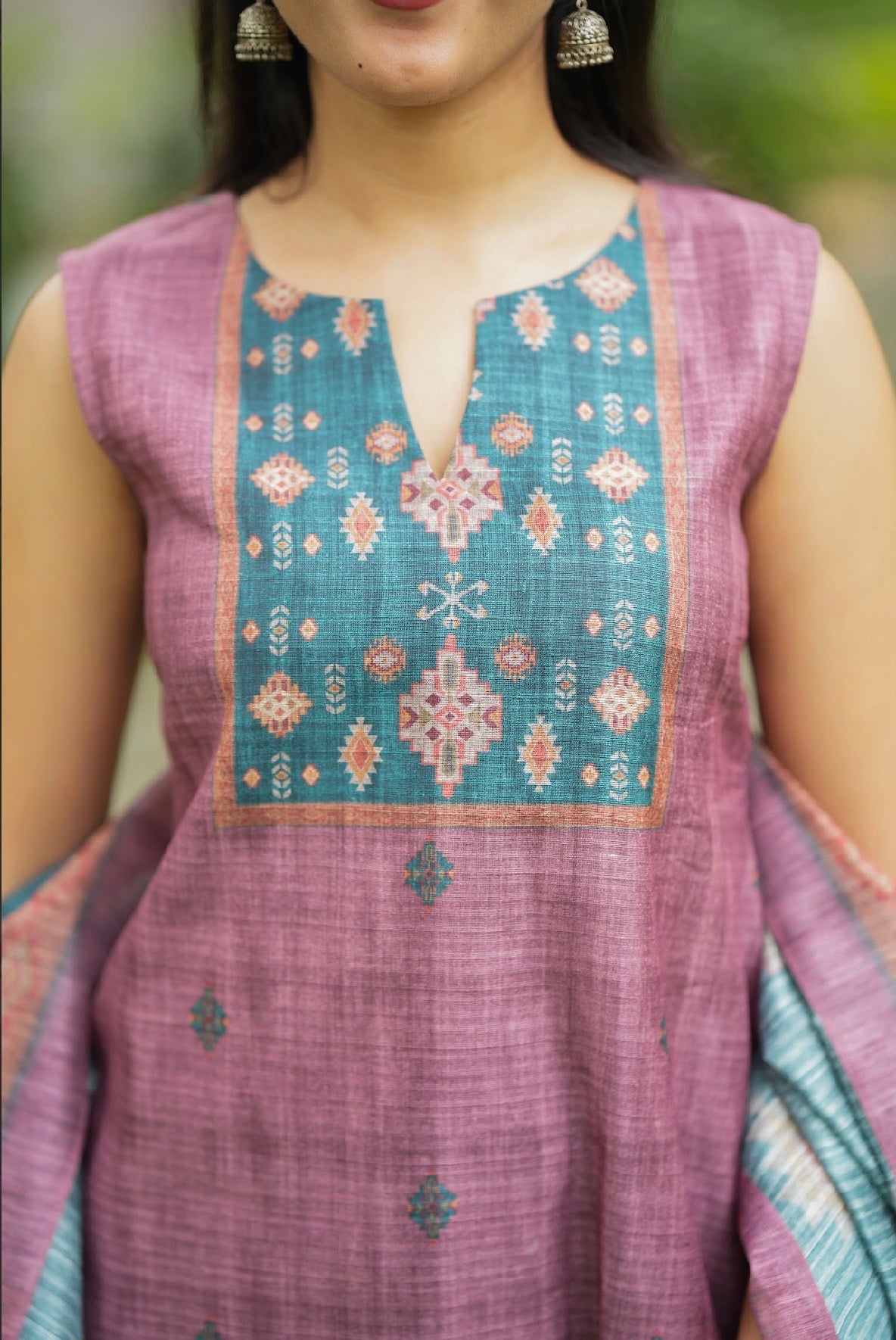 Megha-Geometric Kalamkari