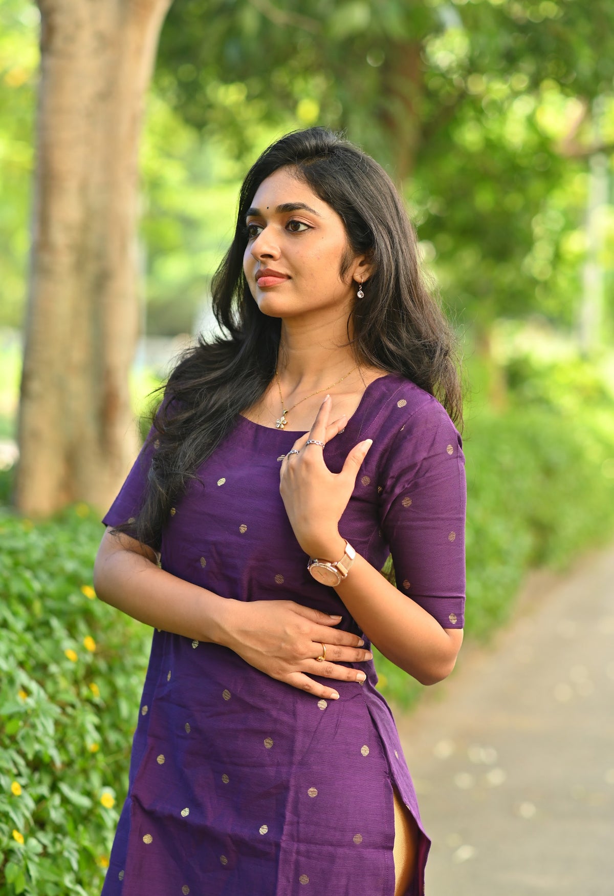 Preethi-Violet kurti
