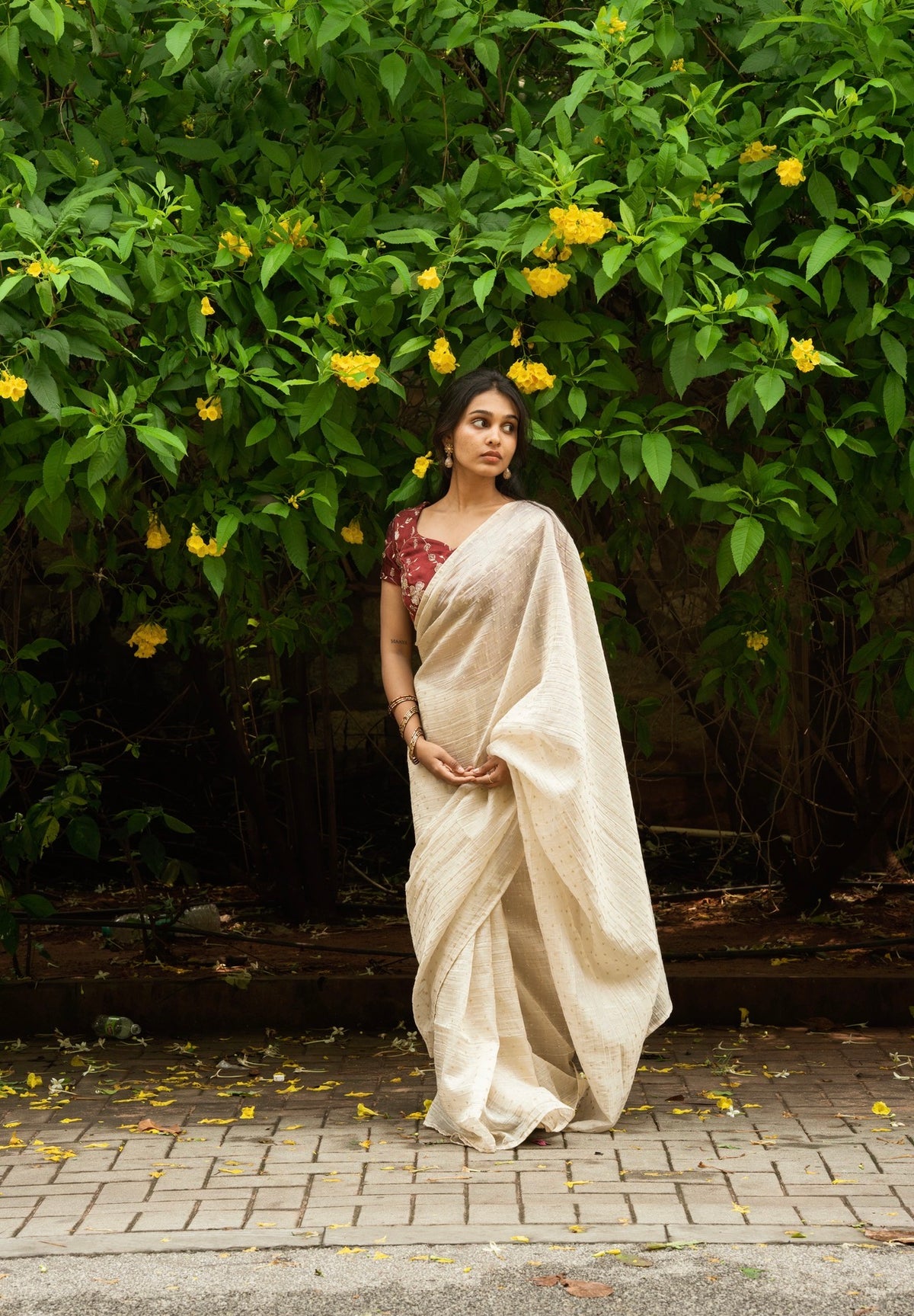 Senorita-Premium crushed salsa saree