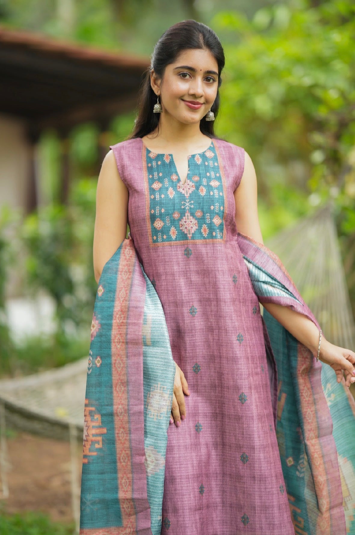 Megha-Geometric Kalamkari
