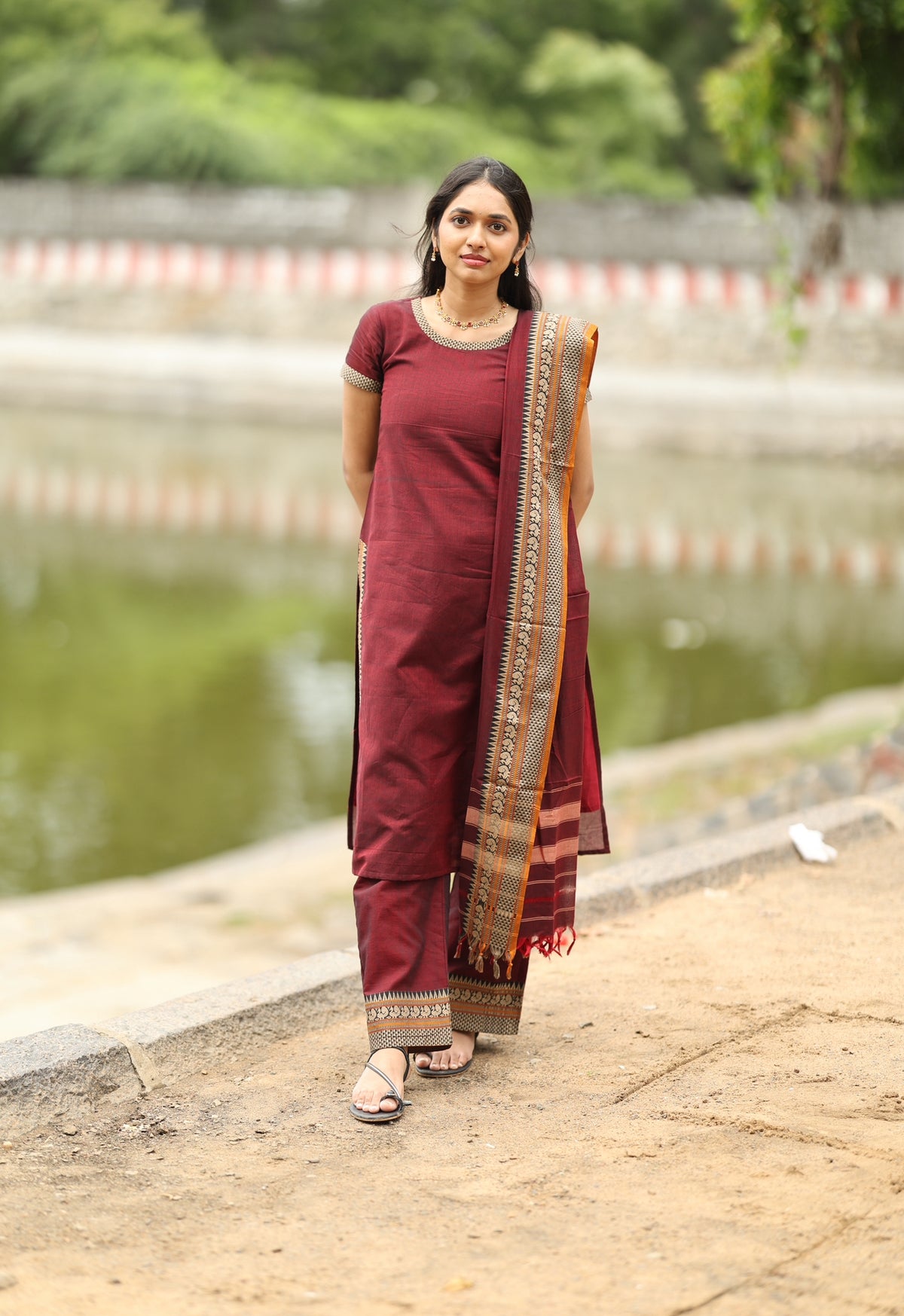 Srivalli-Maroon