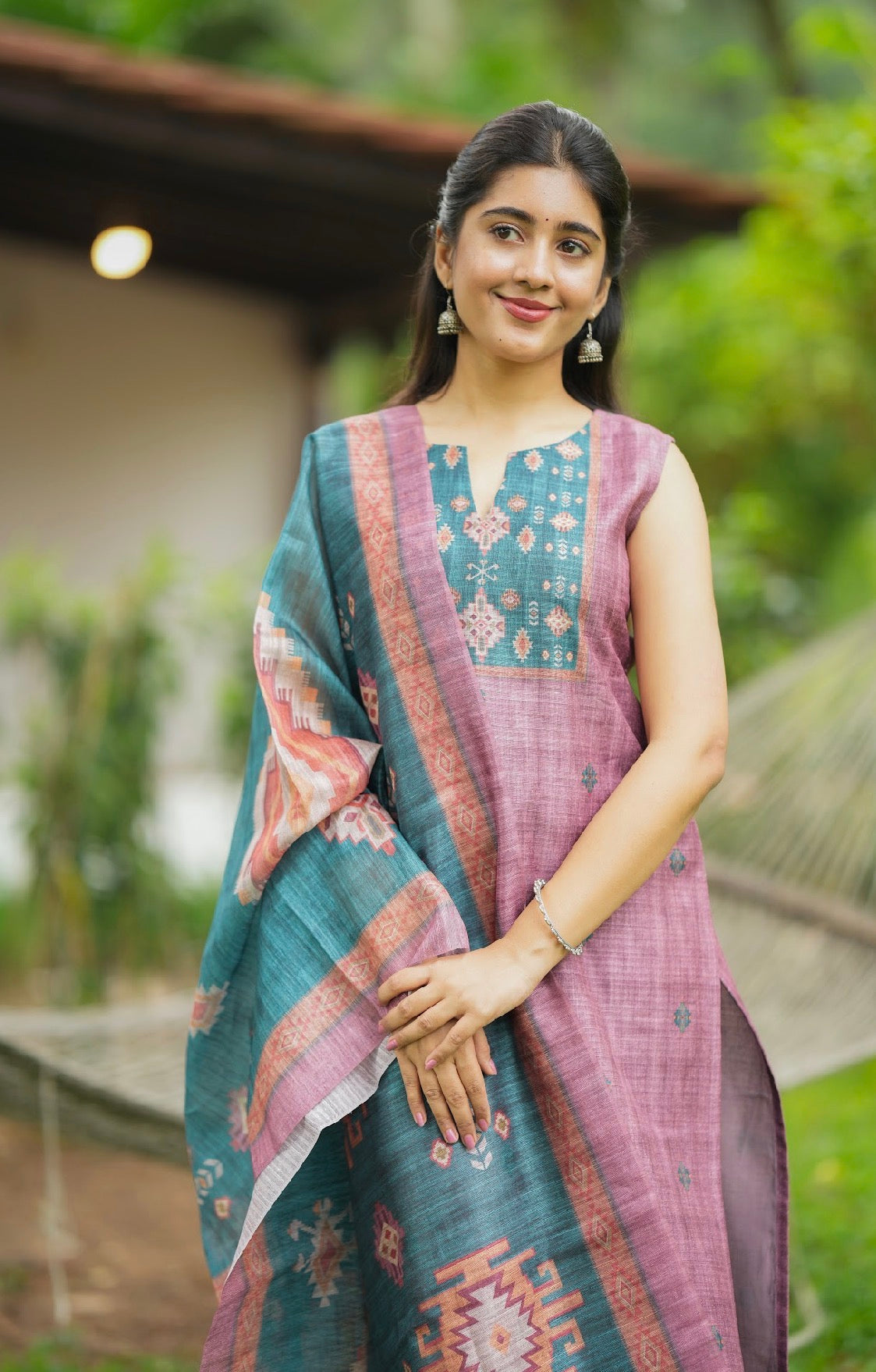Megha-Geometric Kalamkari