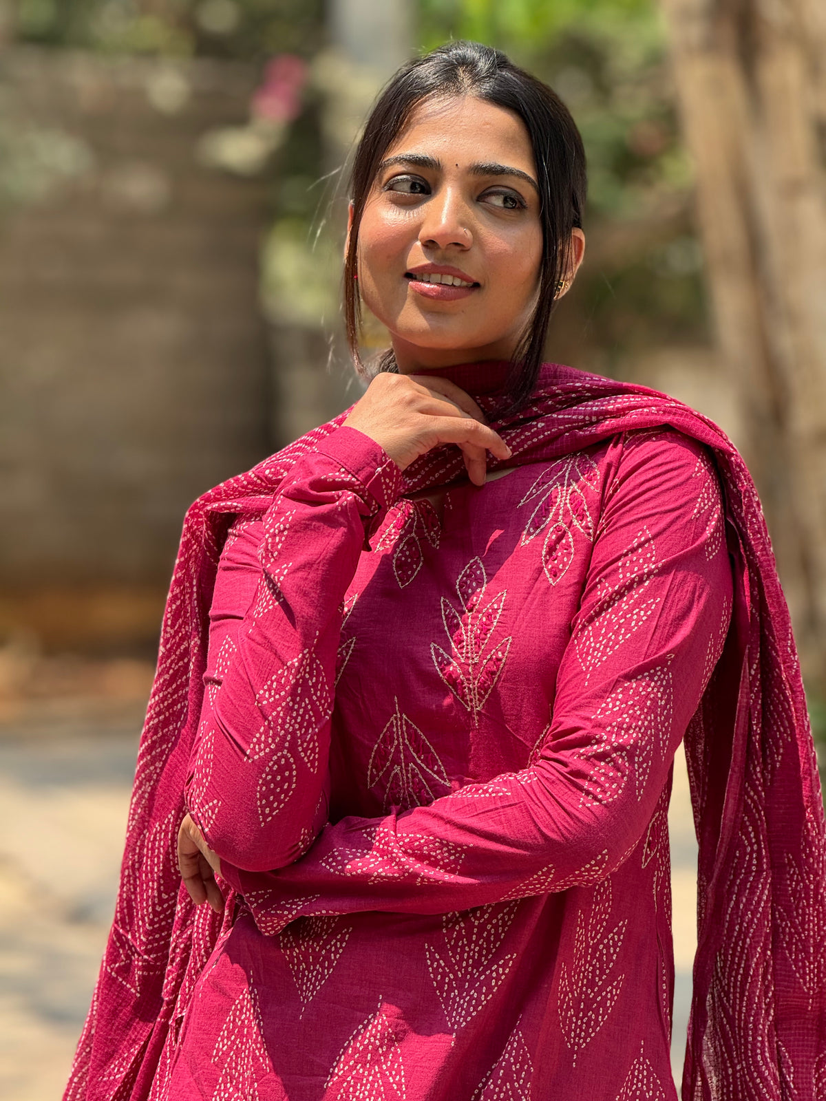 Kantha pink