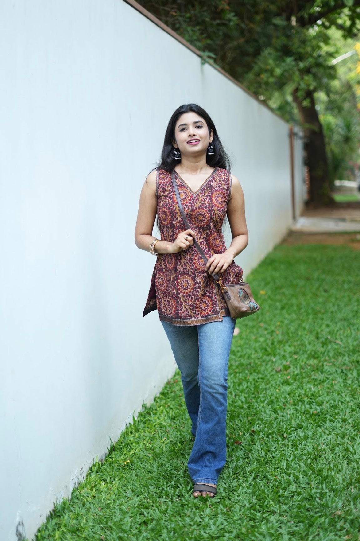 Kamini-Maroon(Short Kurti)VC773