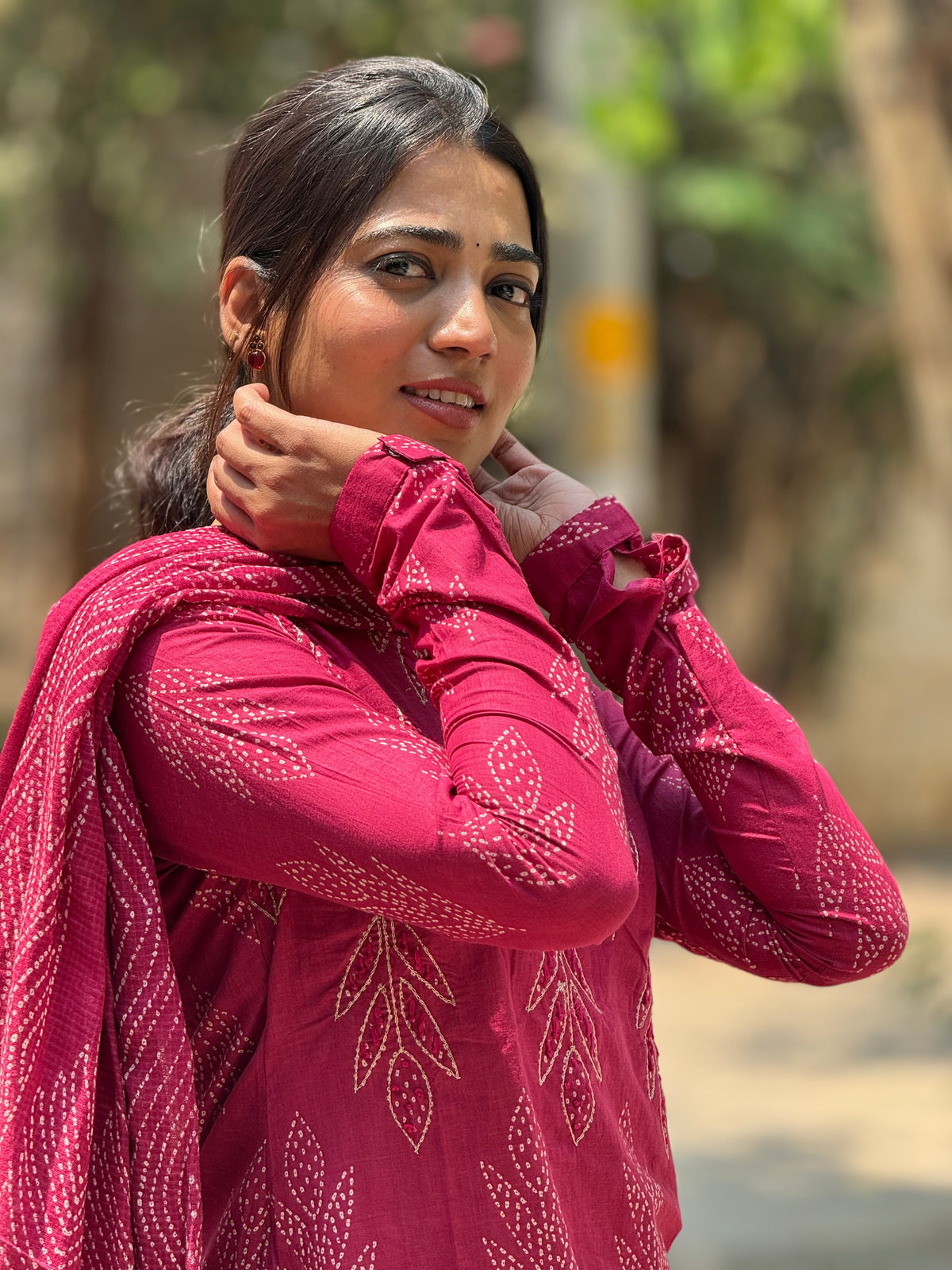 Kantha pink