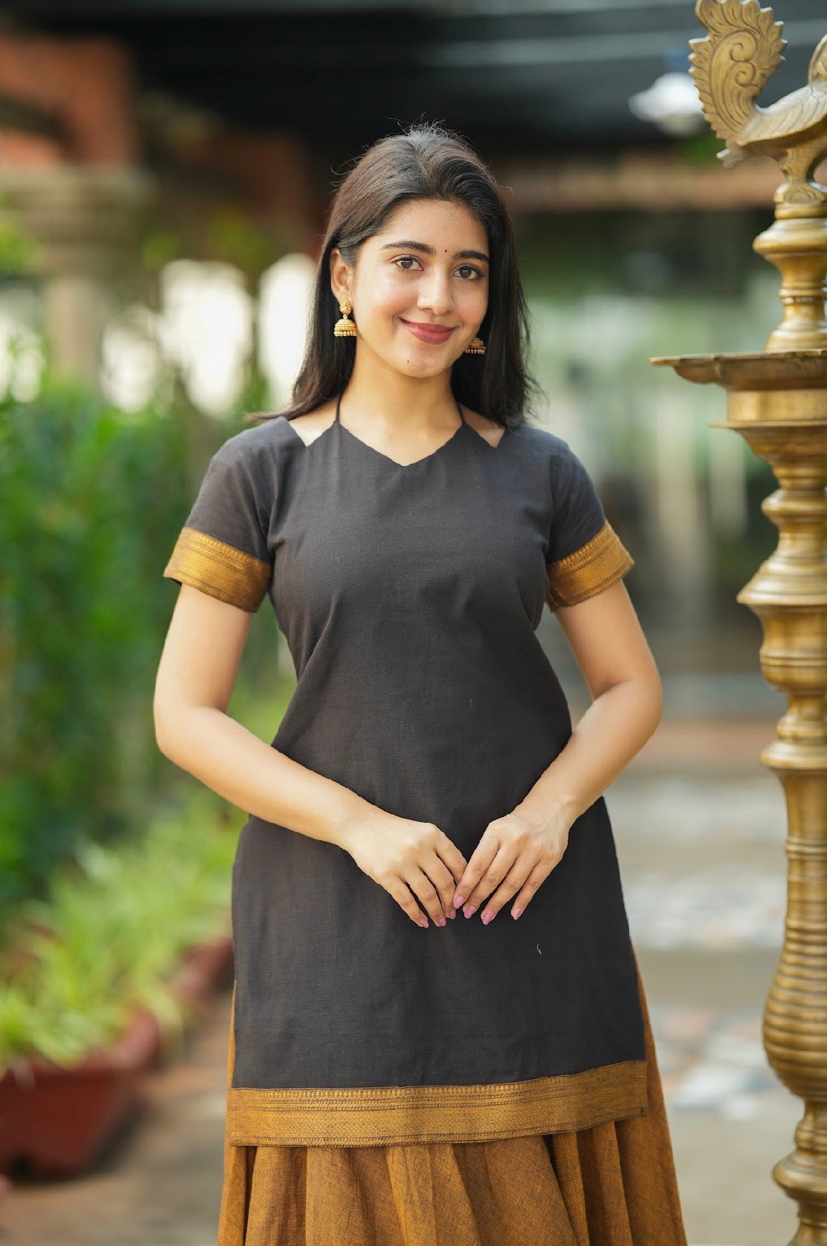 Subathra-Skirt and crop top