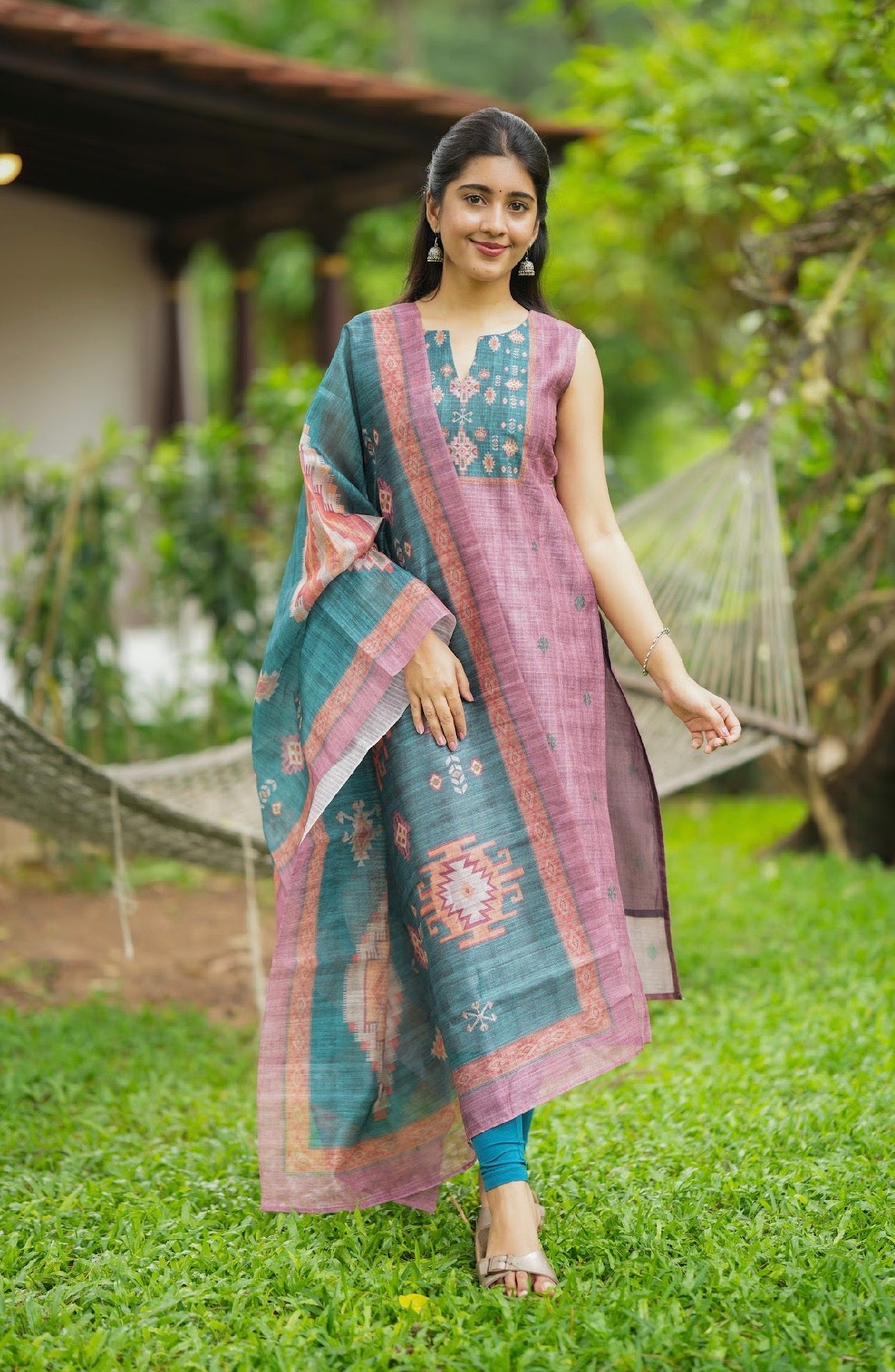 Megha-Geometric Kalamkari