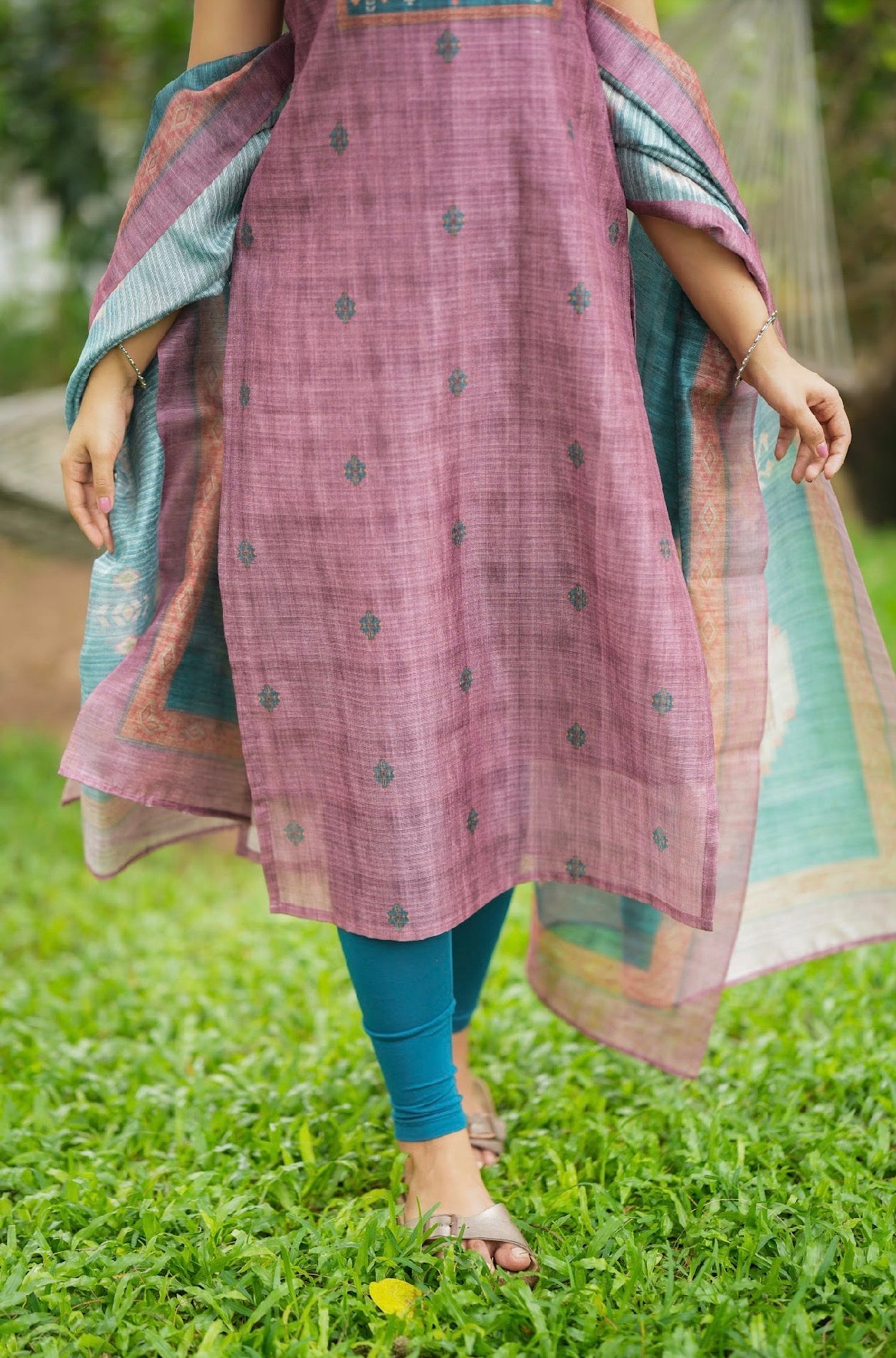 Megha-Geometric Kalamkari