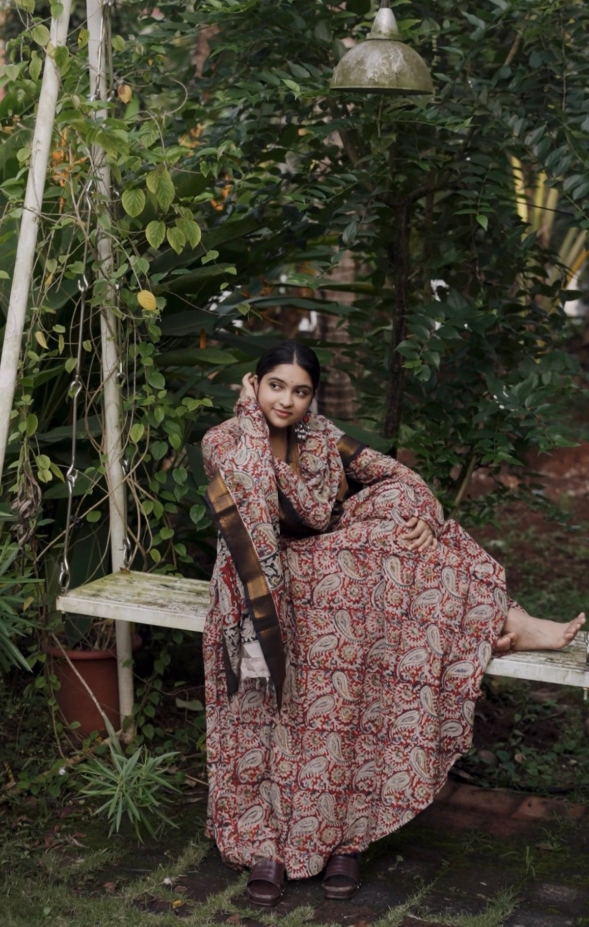 Yamini-Red kalamkari
