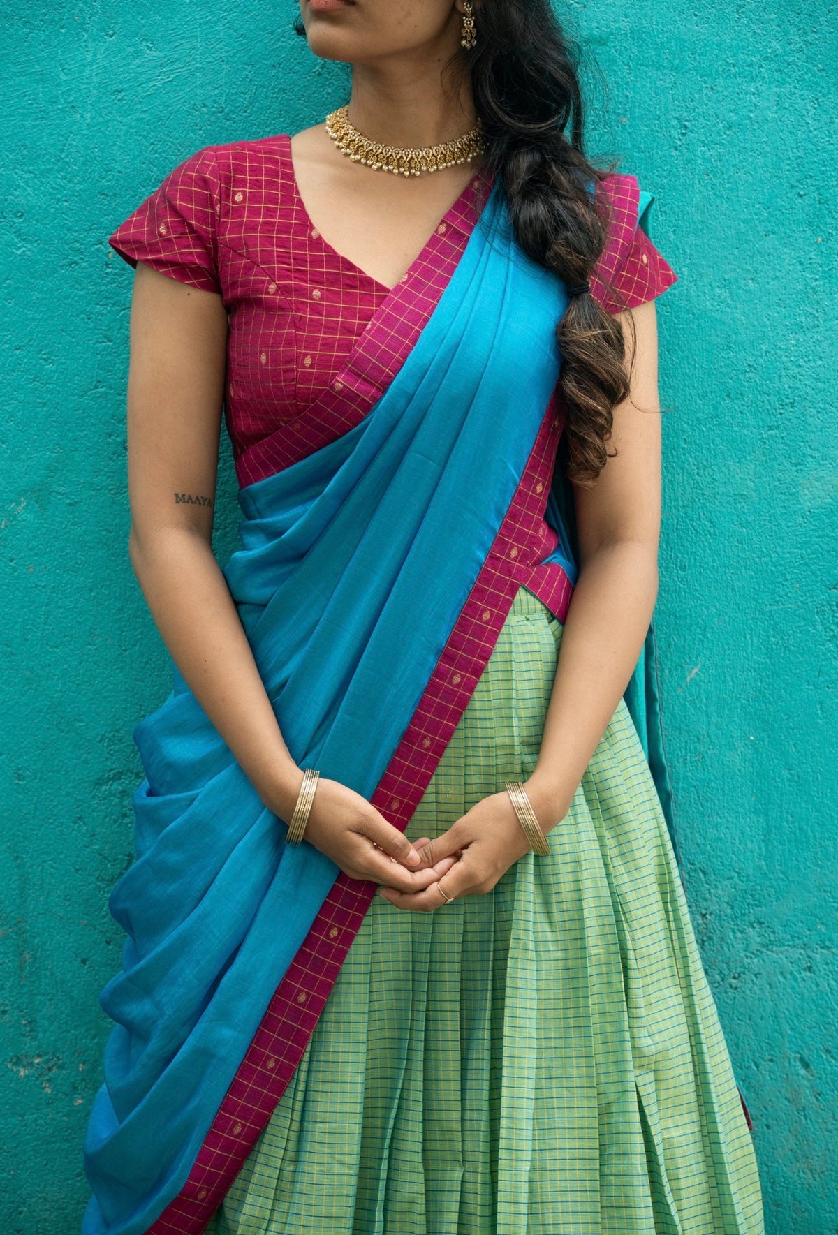 Rainbow dreams-VV1015 (CHETIINAD DHAVANI SET)