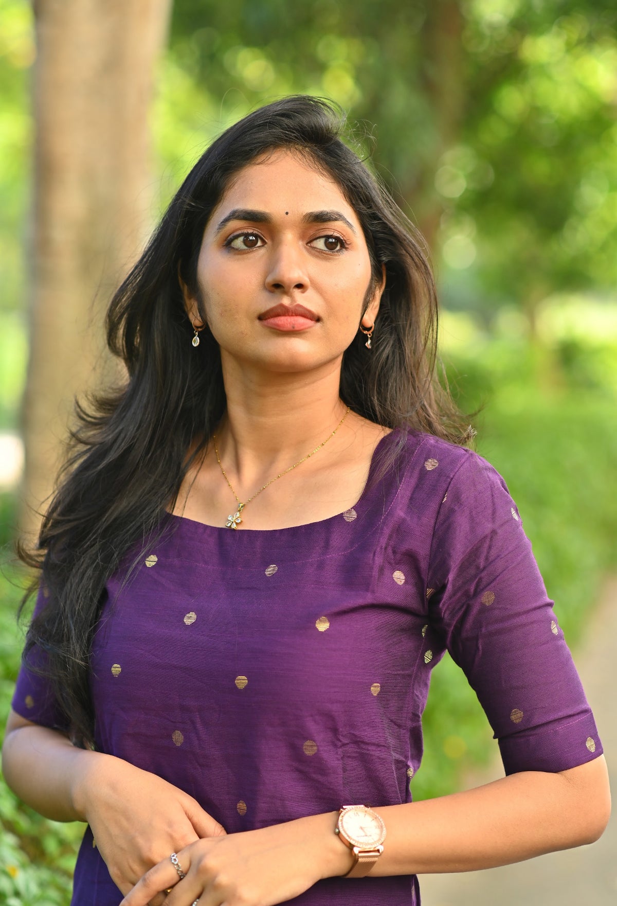 Preethi-Violet kurti