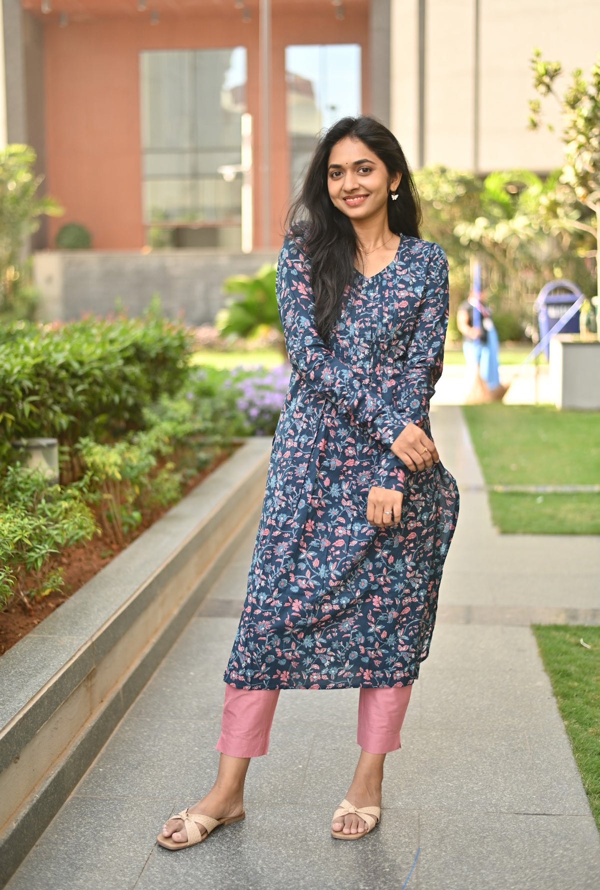 Athmika – Floral Straight Co-Ord Set