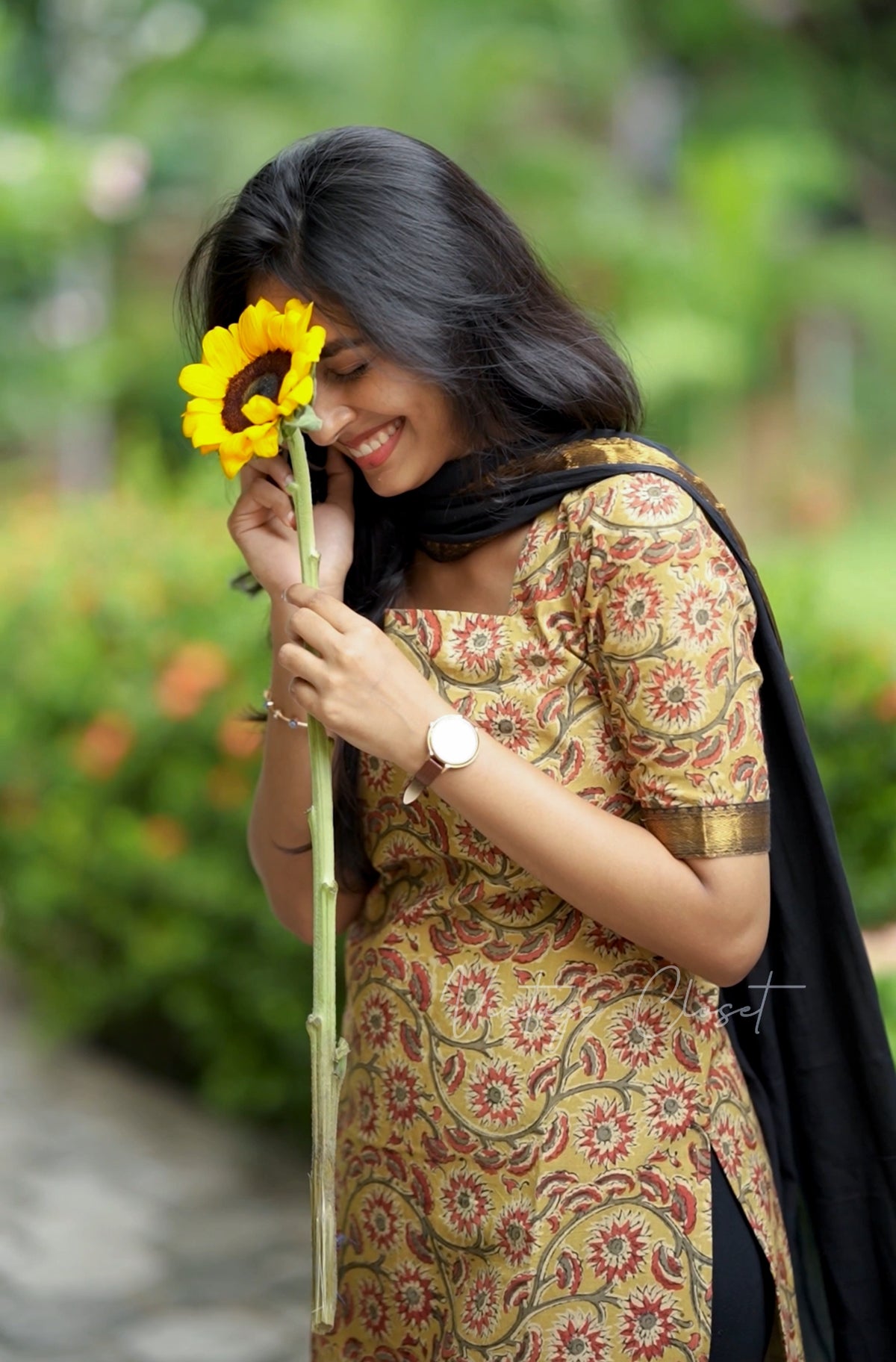 Kamini-Sunflower(Kurti)