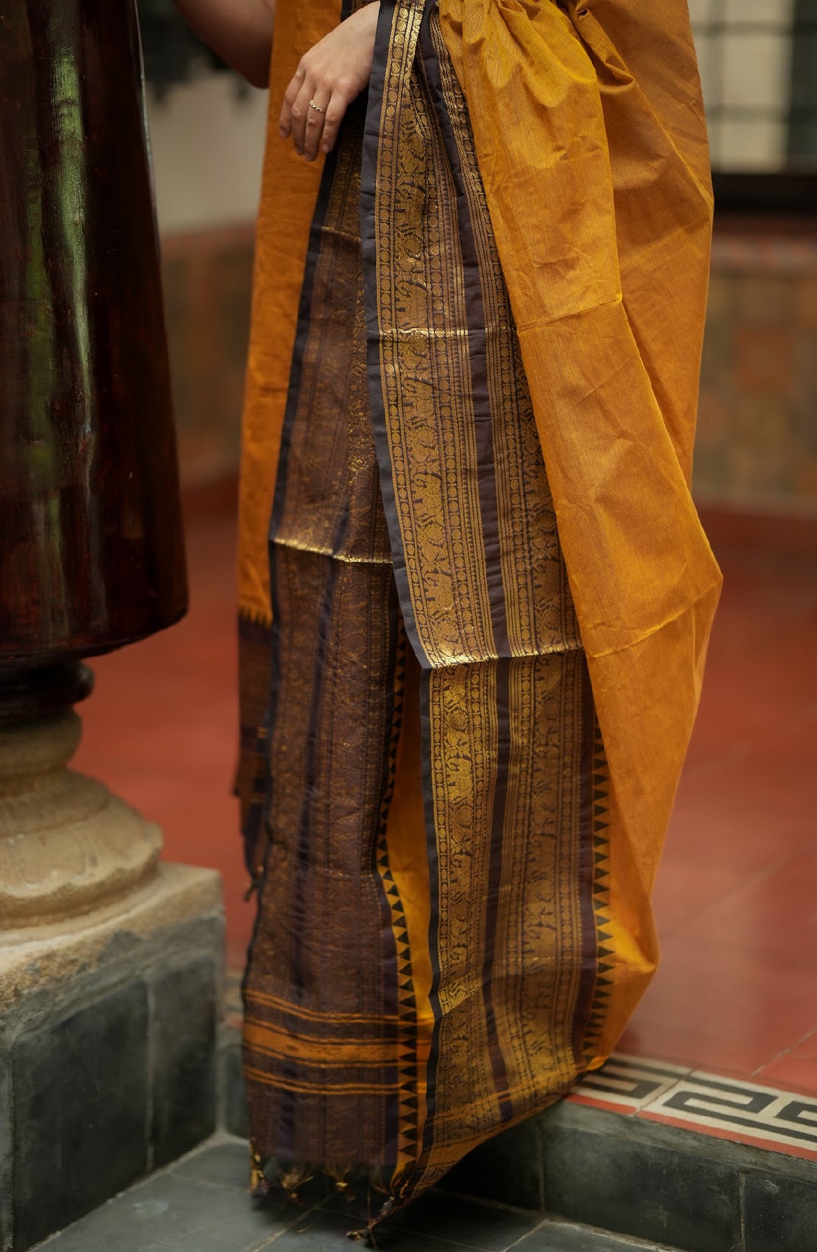 Damini-Mustard(Fabric)