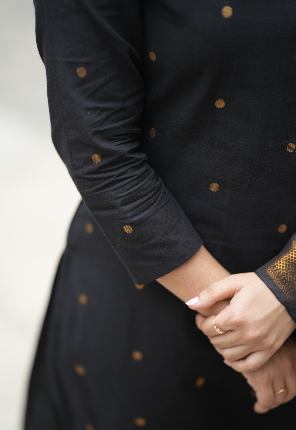 Yashodha-Black Kurti