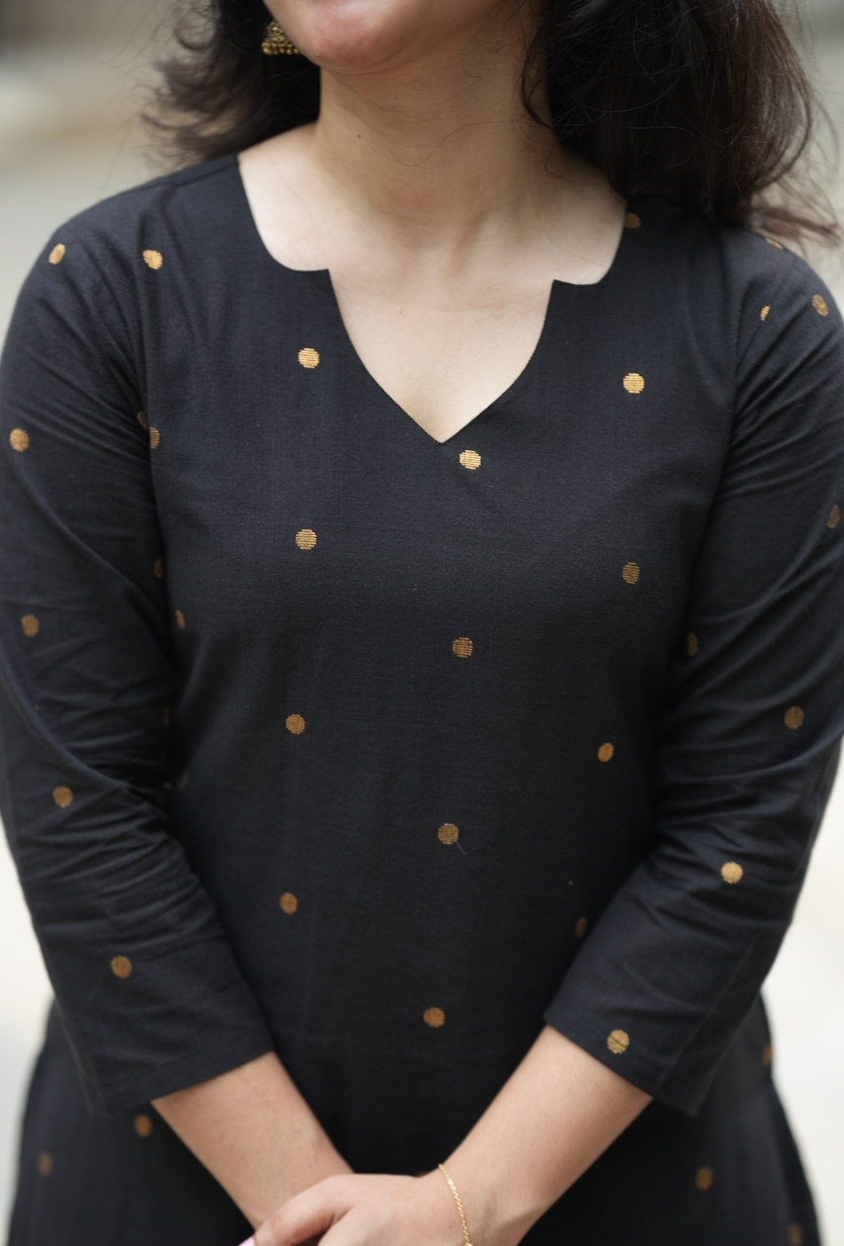 Yashodha-Black Kurti