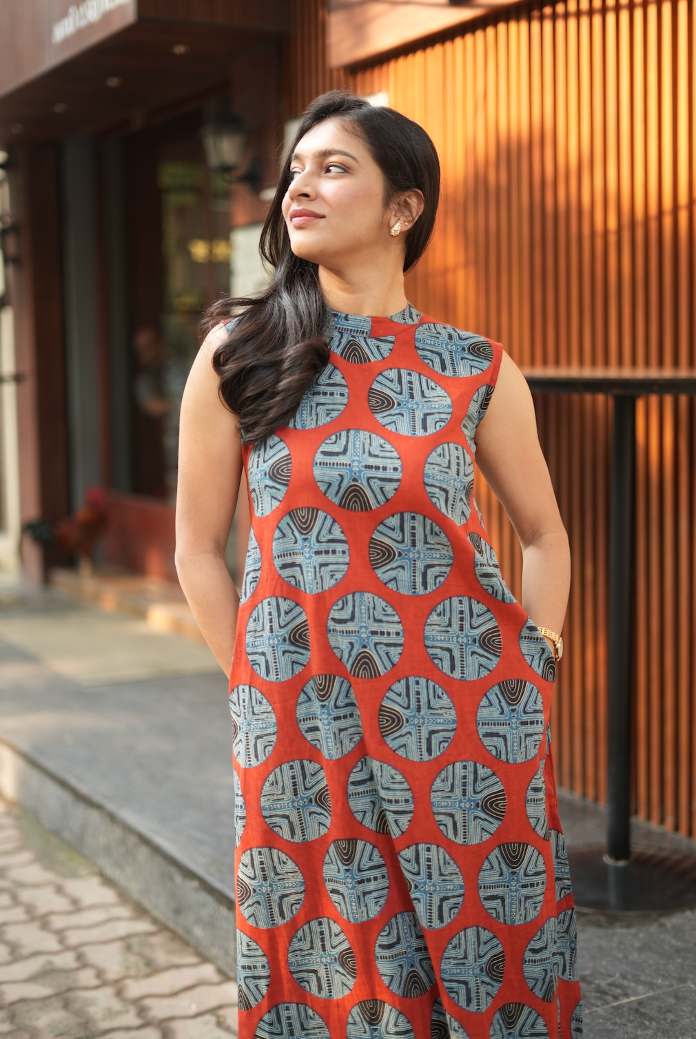 Shyama I – Geometric Print Organic Cotton Co-Ord Set